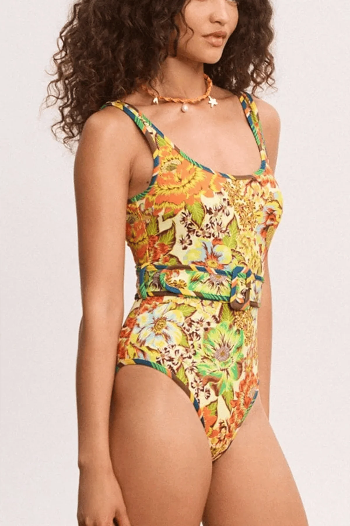 Charlie Belted One Piece in Multi - Image 3