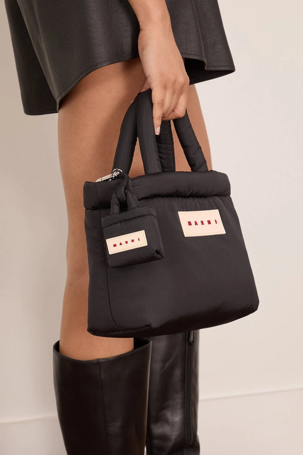 Charm Keychain in Black - Image 2