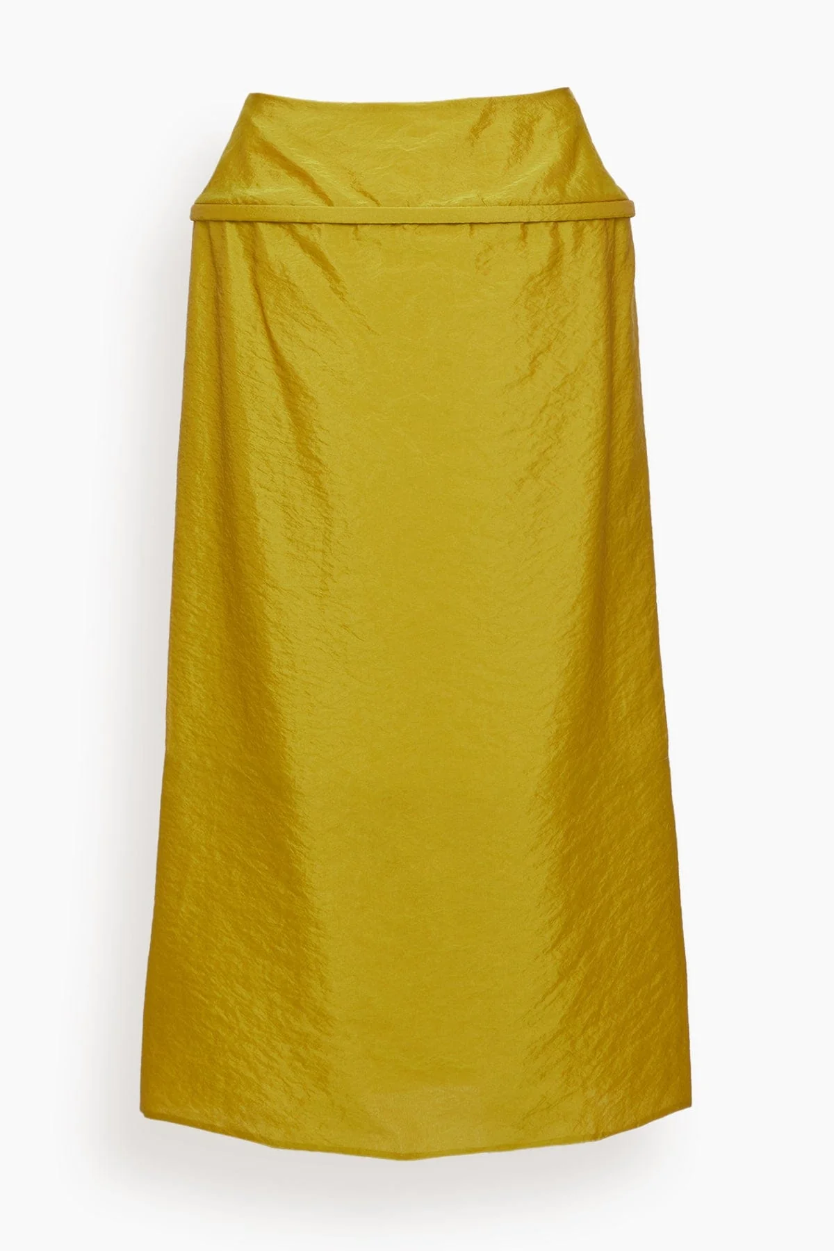 Chassis Hoop Pencil Skirt in Dijon