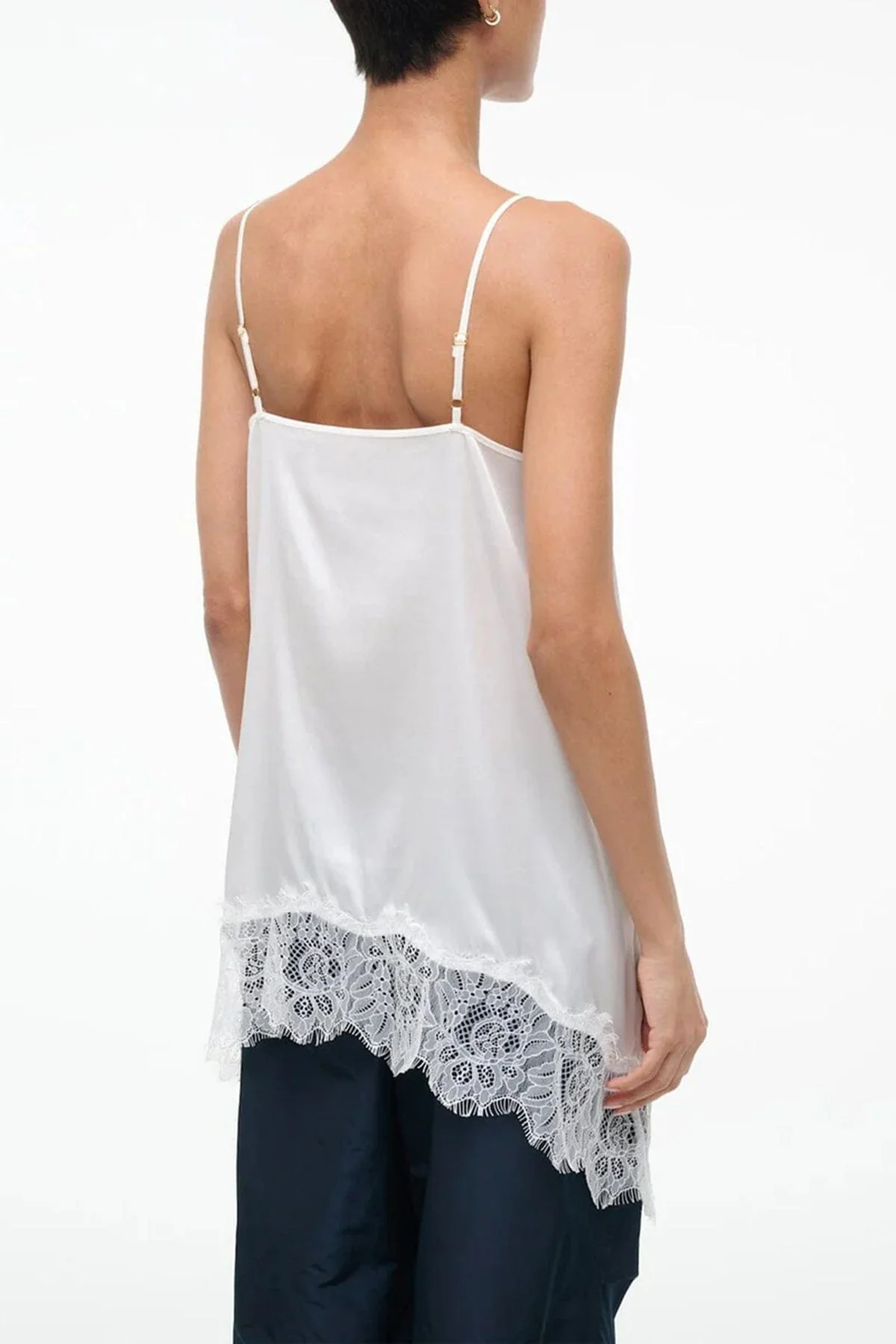 Chloe Silk Cami in Ivory - Image 4