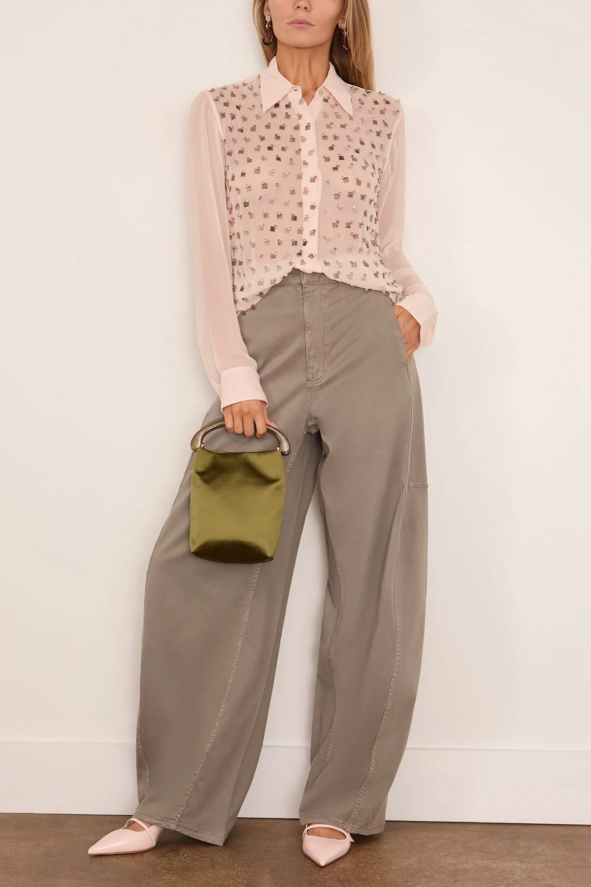 Chowy Shirt in Blush - Image 2