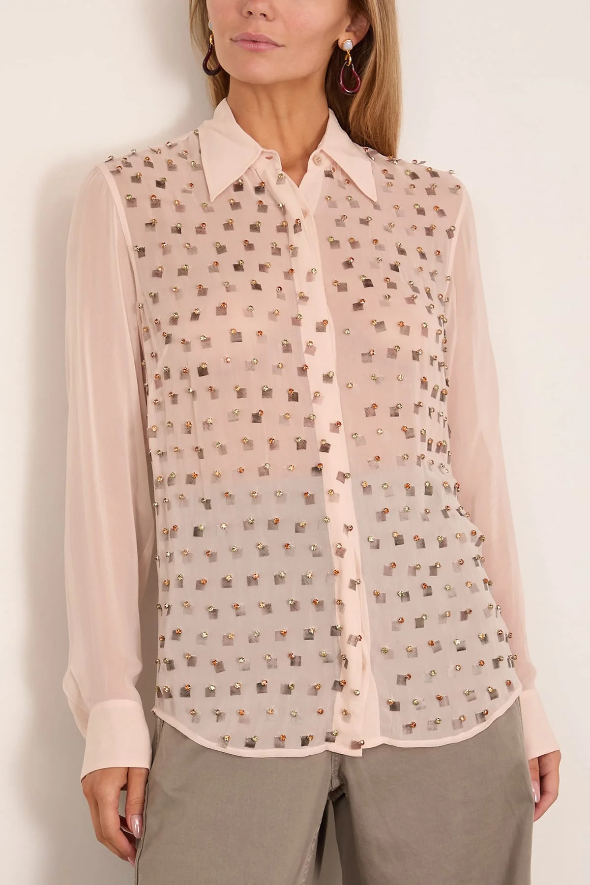 Chowy Shirt in Blush - Image 3