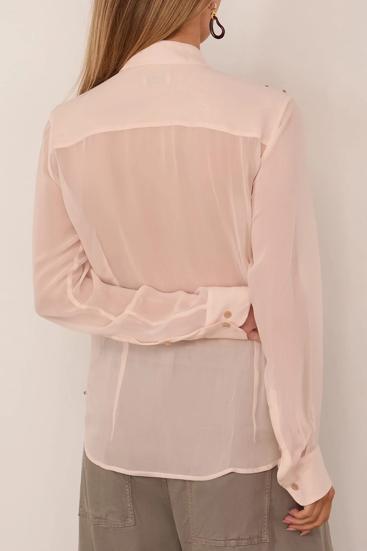 Chowy Shirt in Blush - Image 4
