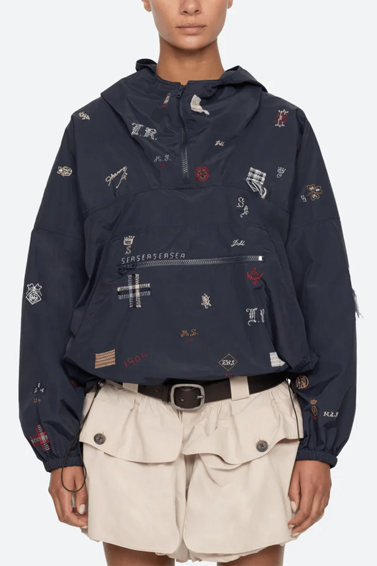 Claira Anorak in Navy - Image 3