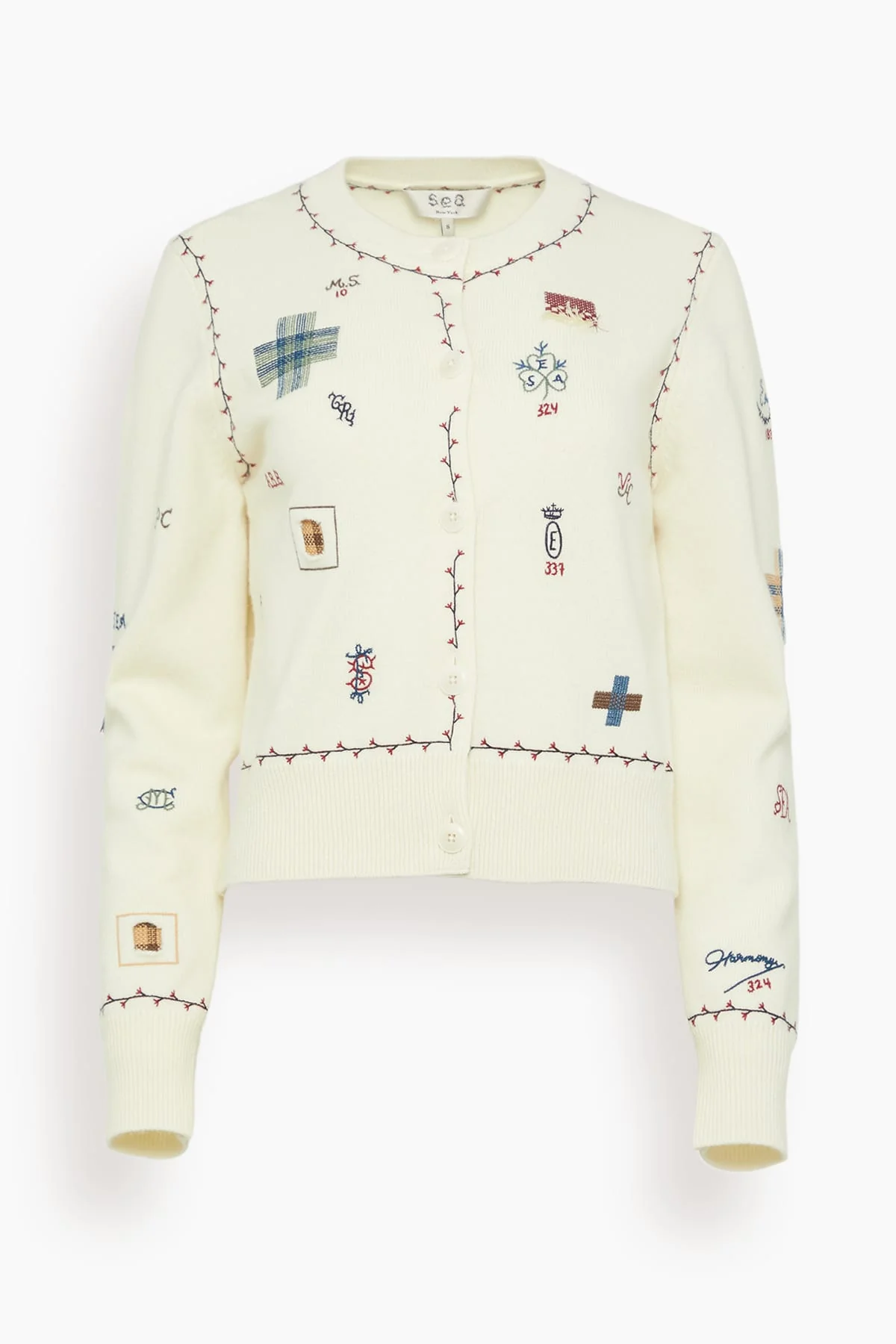 Claira Knit Cardigan in Cream
