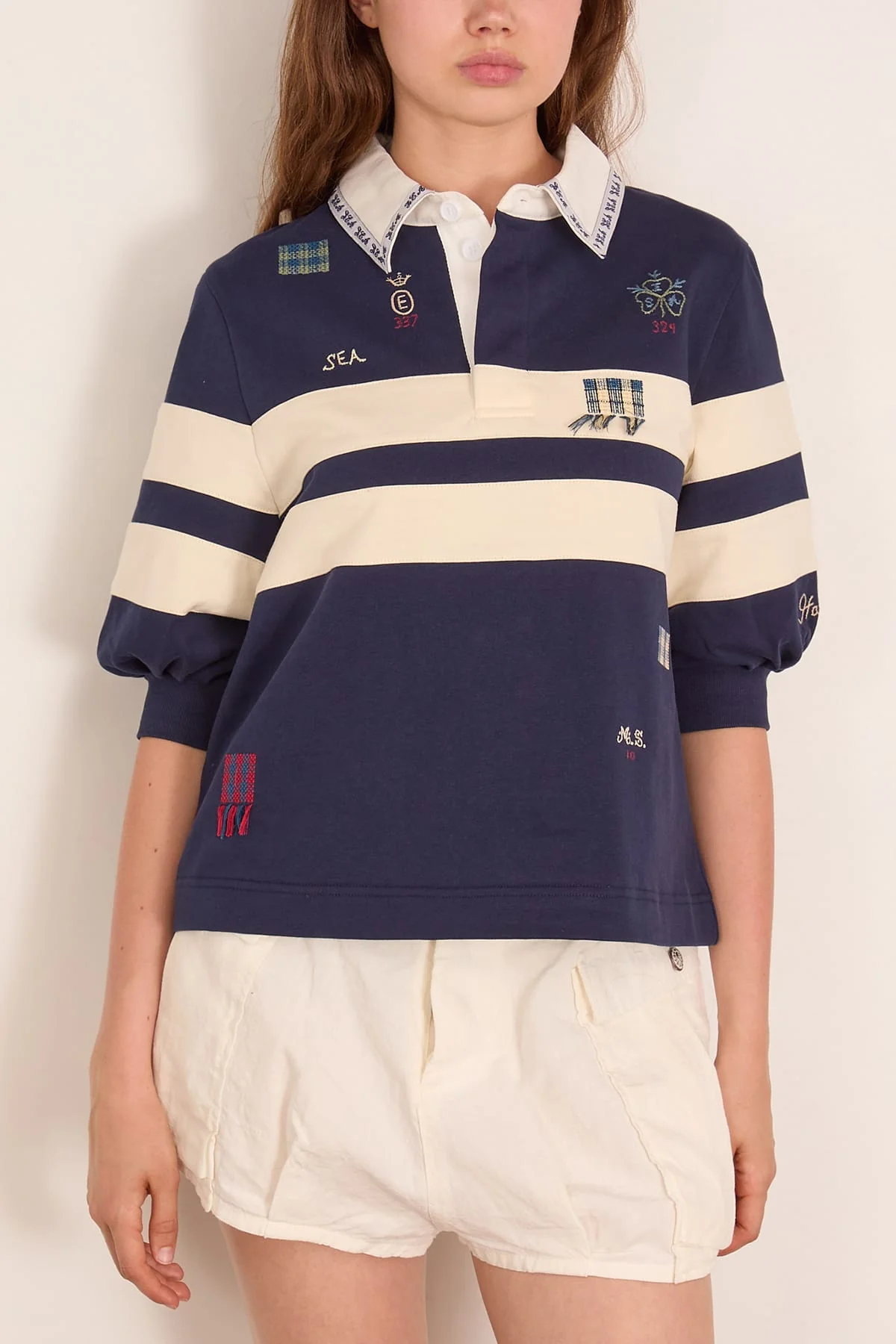 Claira Rugby Shirt in Multi - Image 3