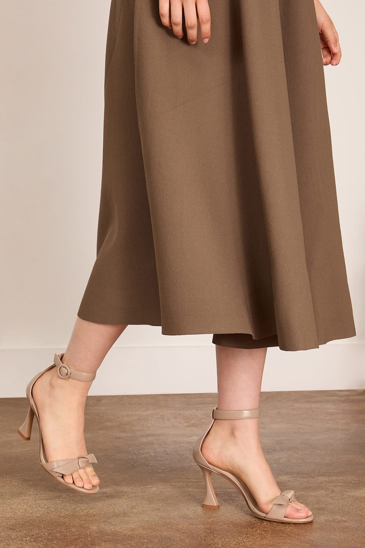 Clarita Buckle Sandal 85 in Nude - Image 2