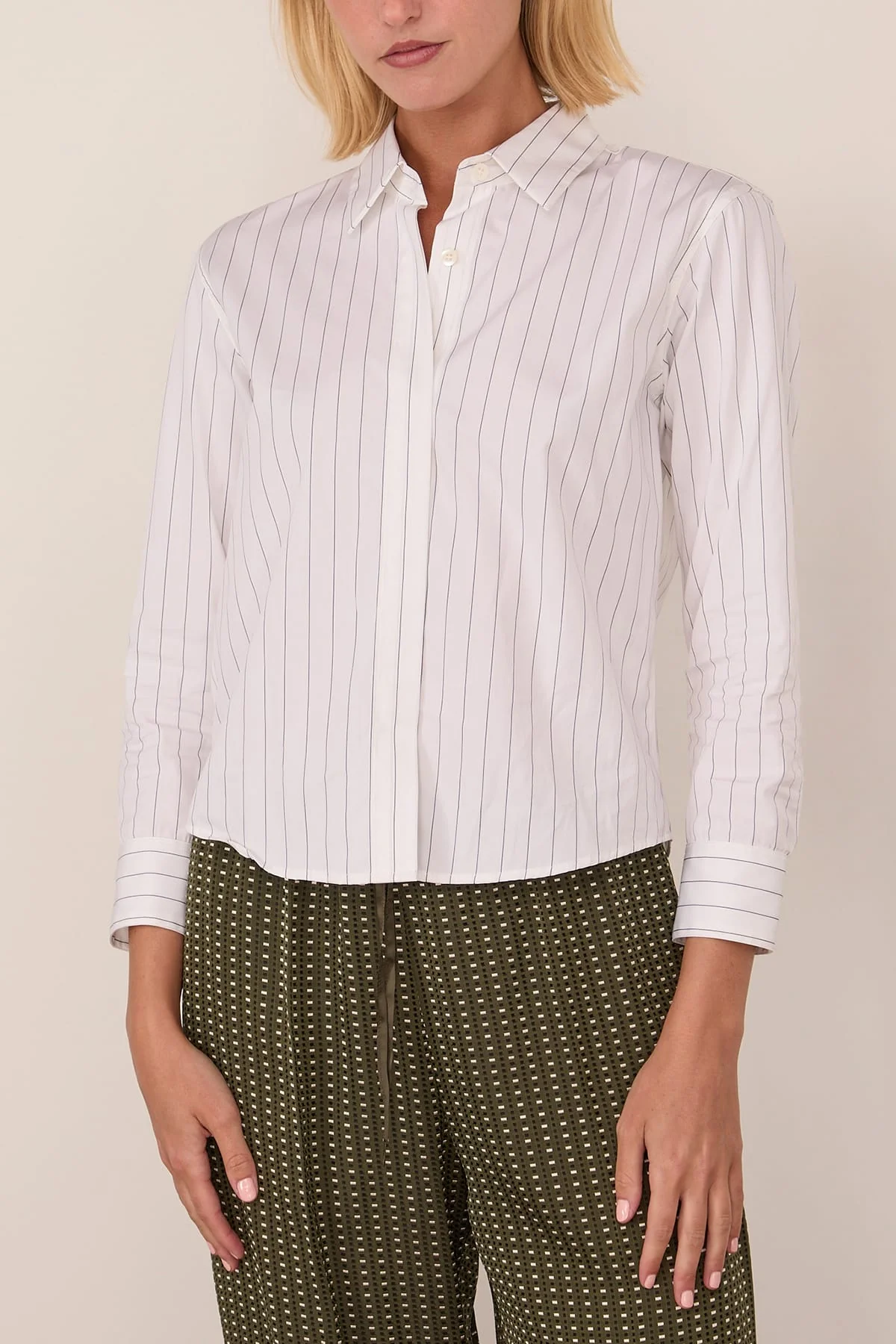 Clavini Shirt in Navy - Image 3