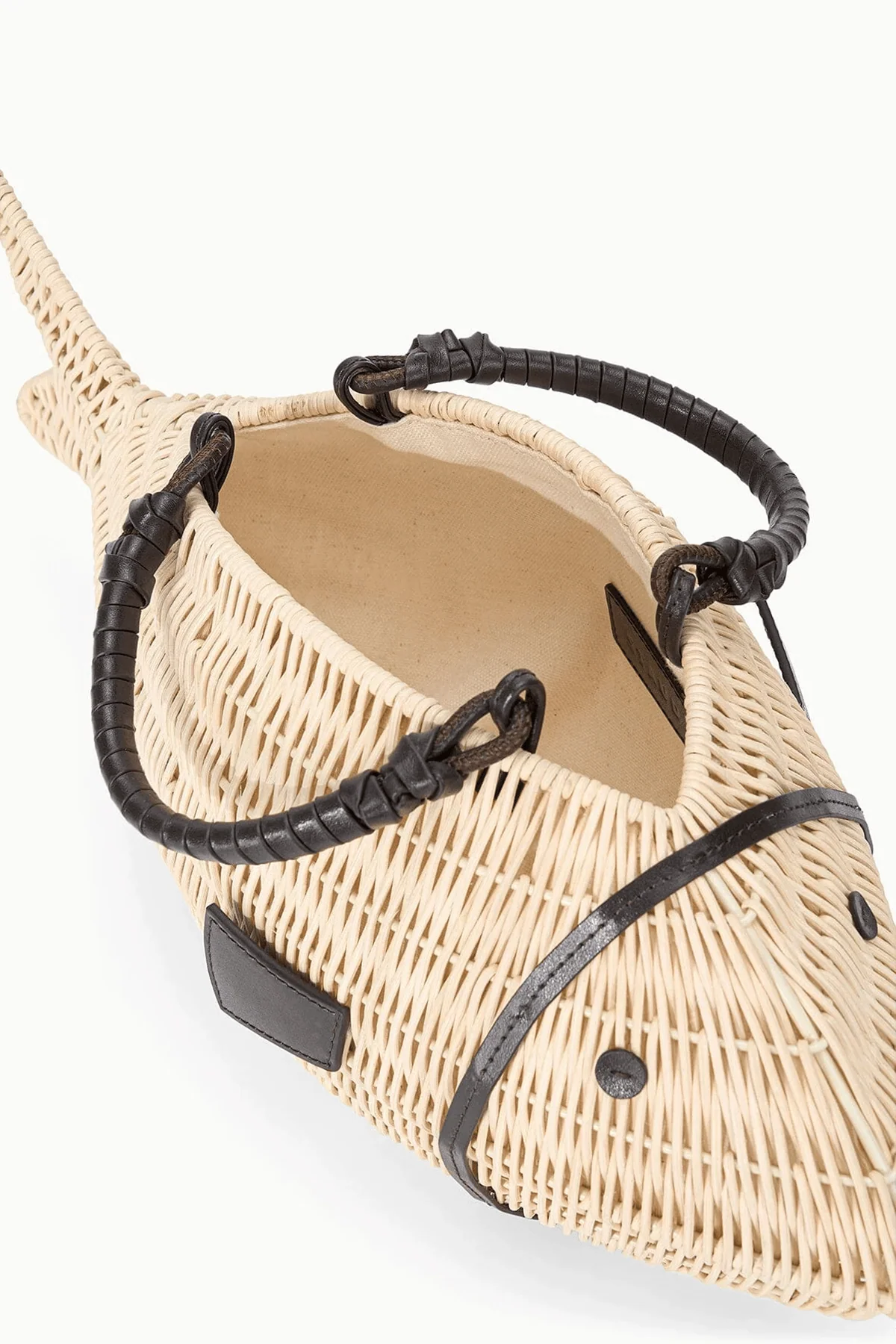 Cleo Fish Bag in Natural - Image 4