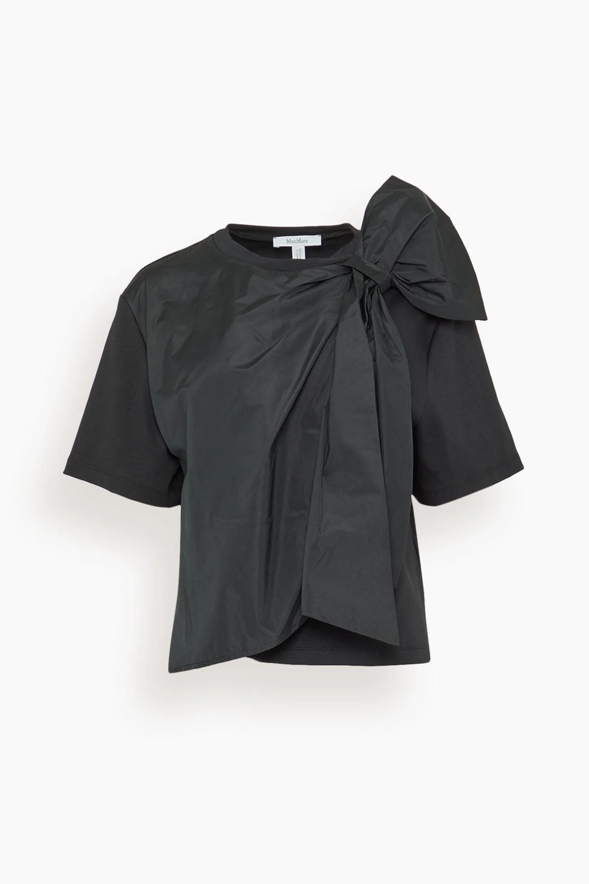 Colle Knitted Blouse in Black