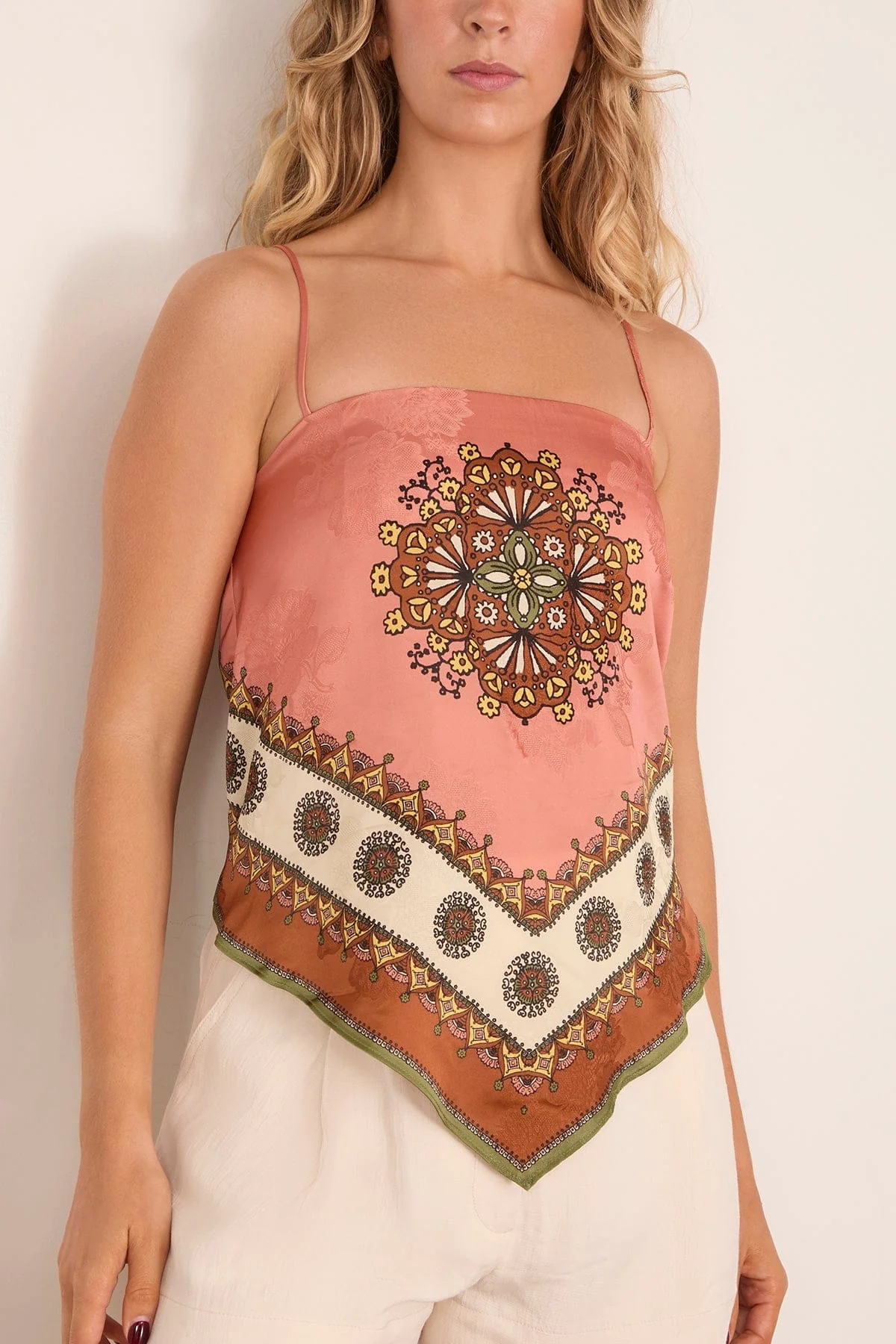 Contina Scarf Top in Multi - Image 3