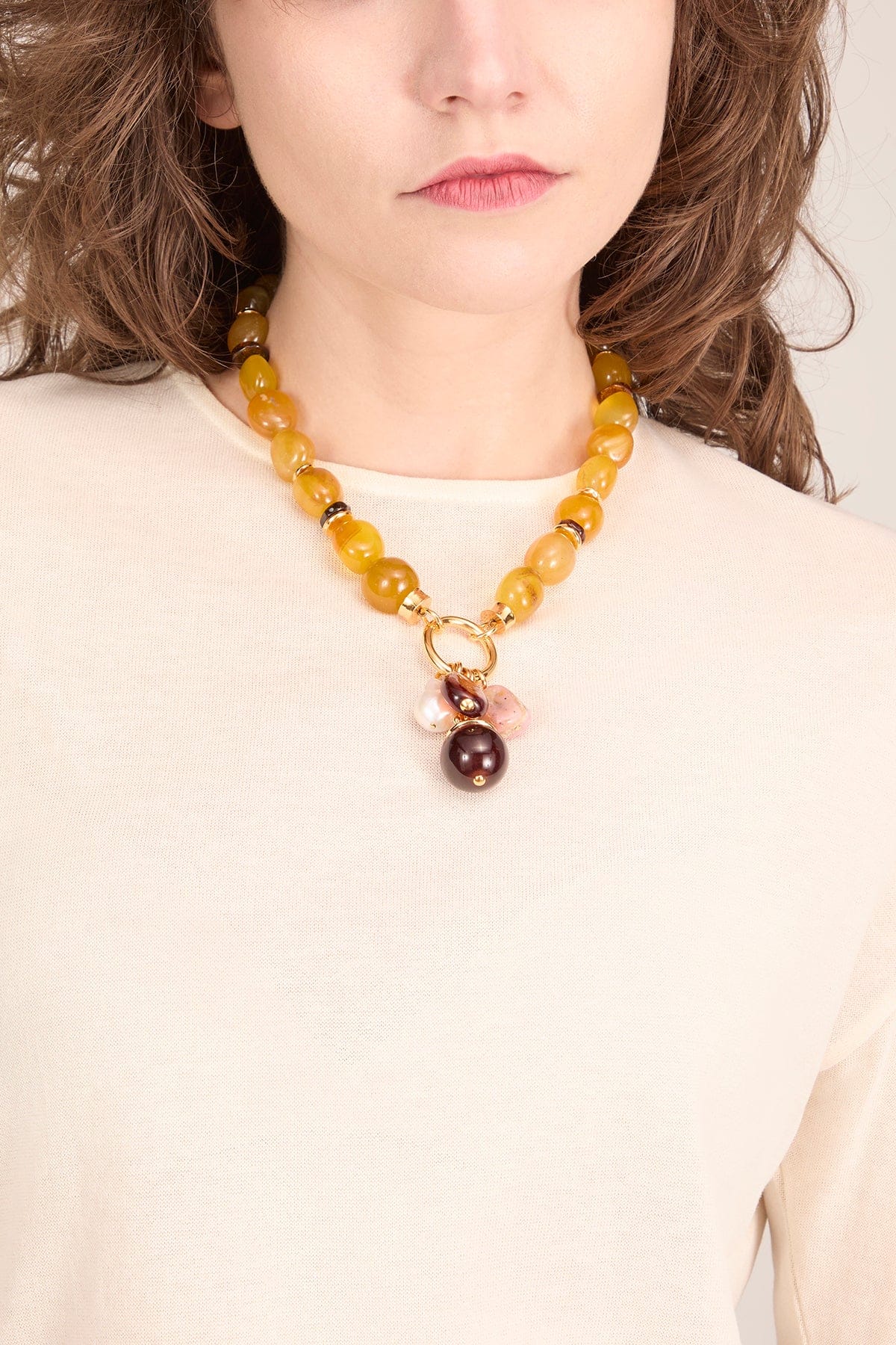 Cordoba Charm Necklace in Multi - Image 2