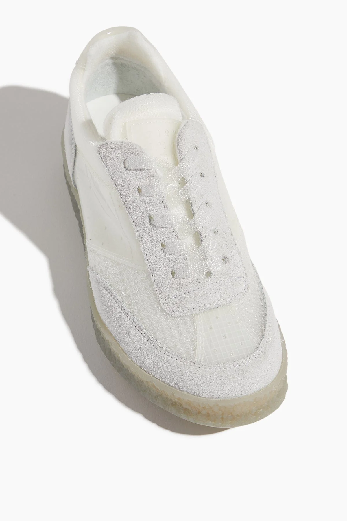 Court Sneakers in White Sand - Image 4