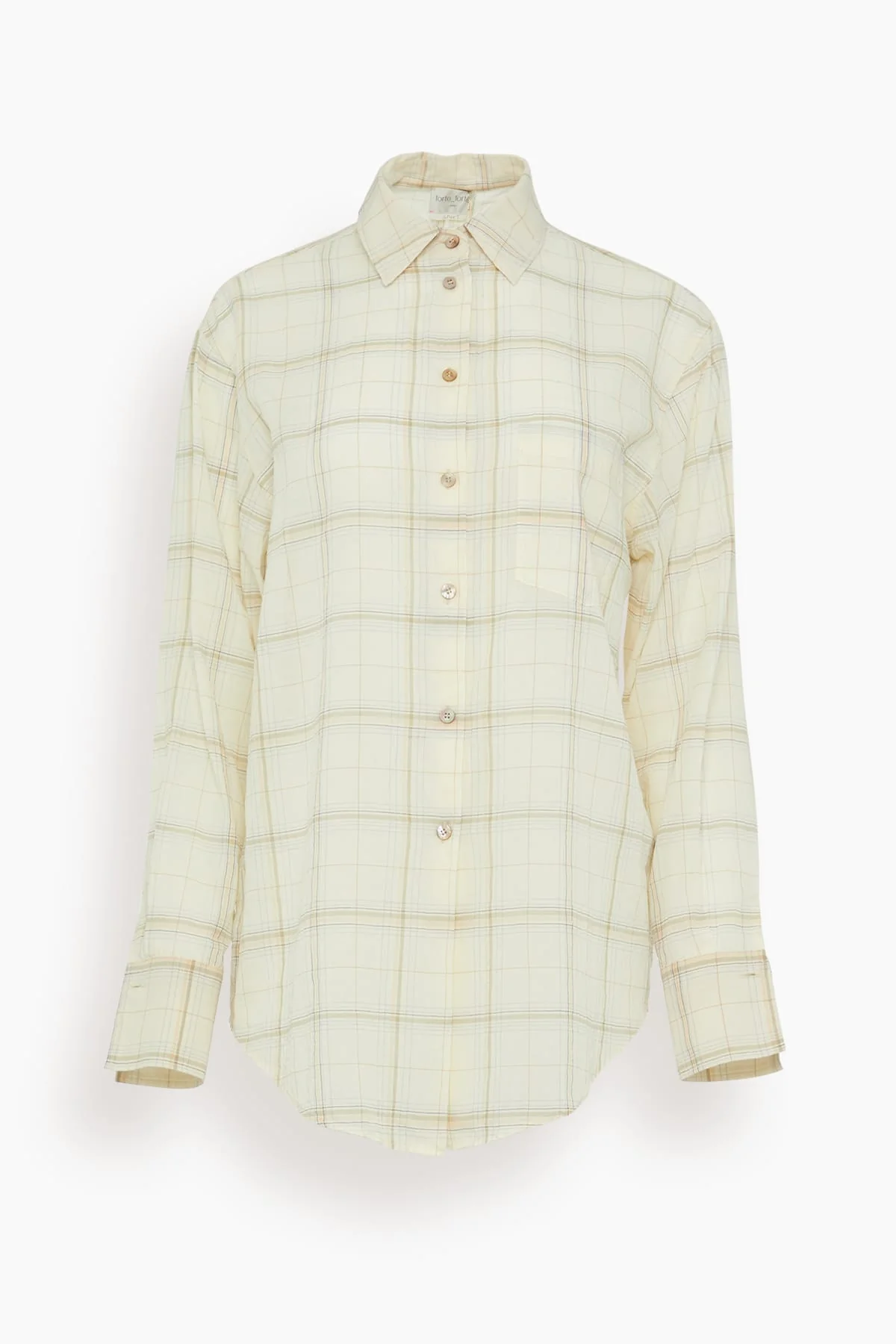 Crepe Voile Shirt in Lattementa