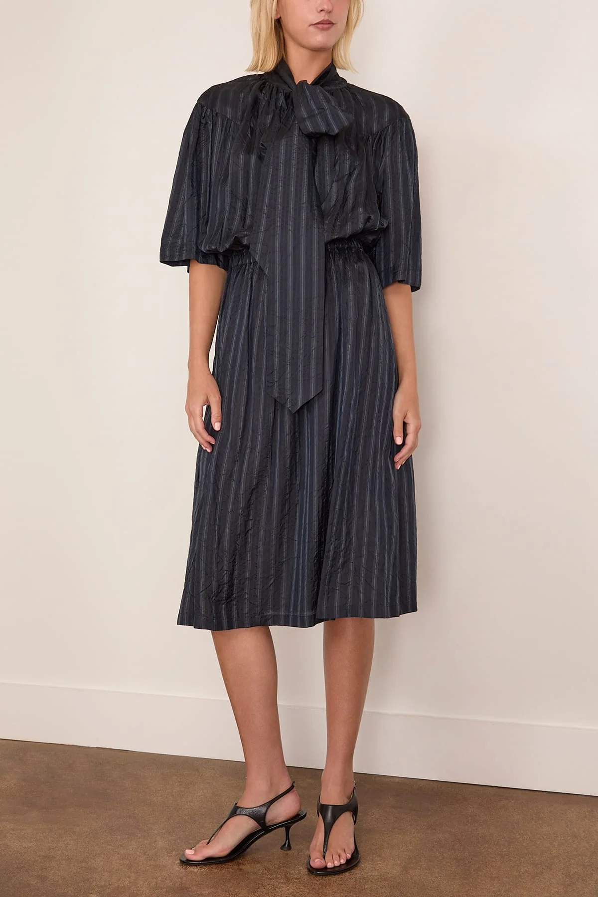 Daffino Dress in Navy - Image 3