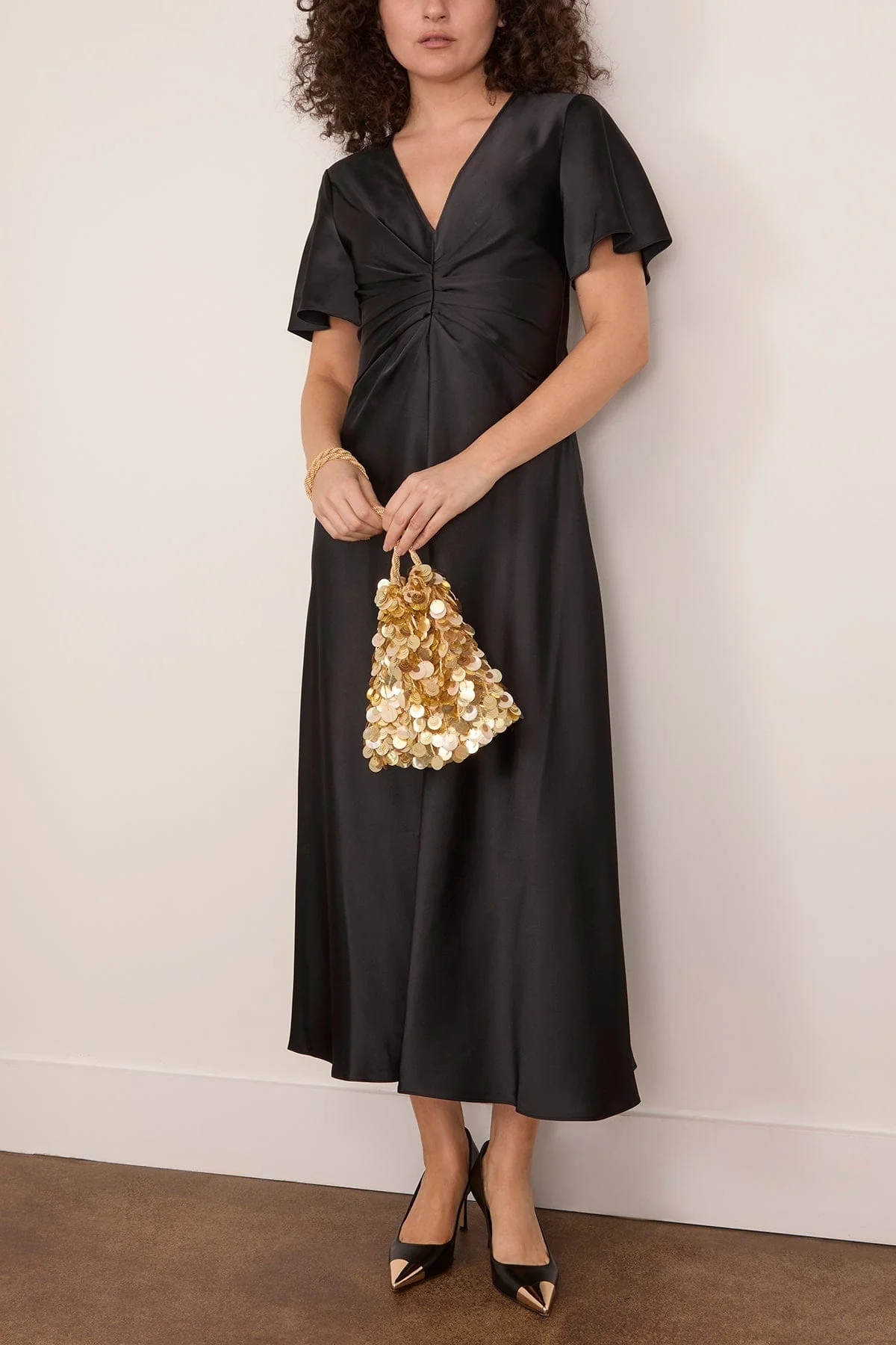 Daphne Dress in Black - Image 2