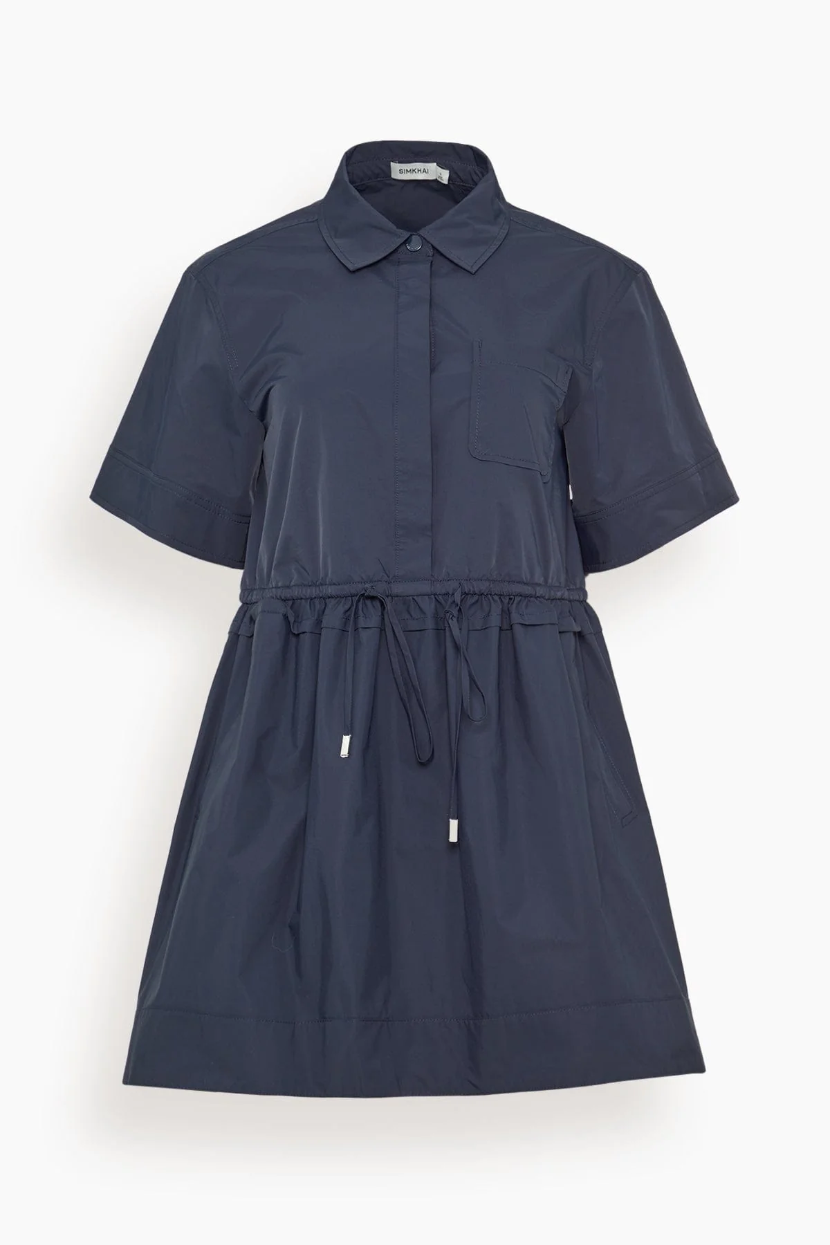 Dawson Shirt Dress in Dark Midnight