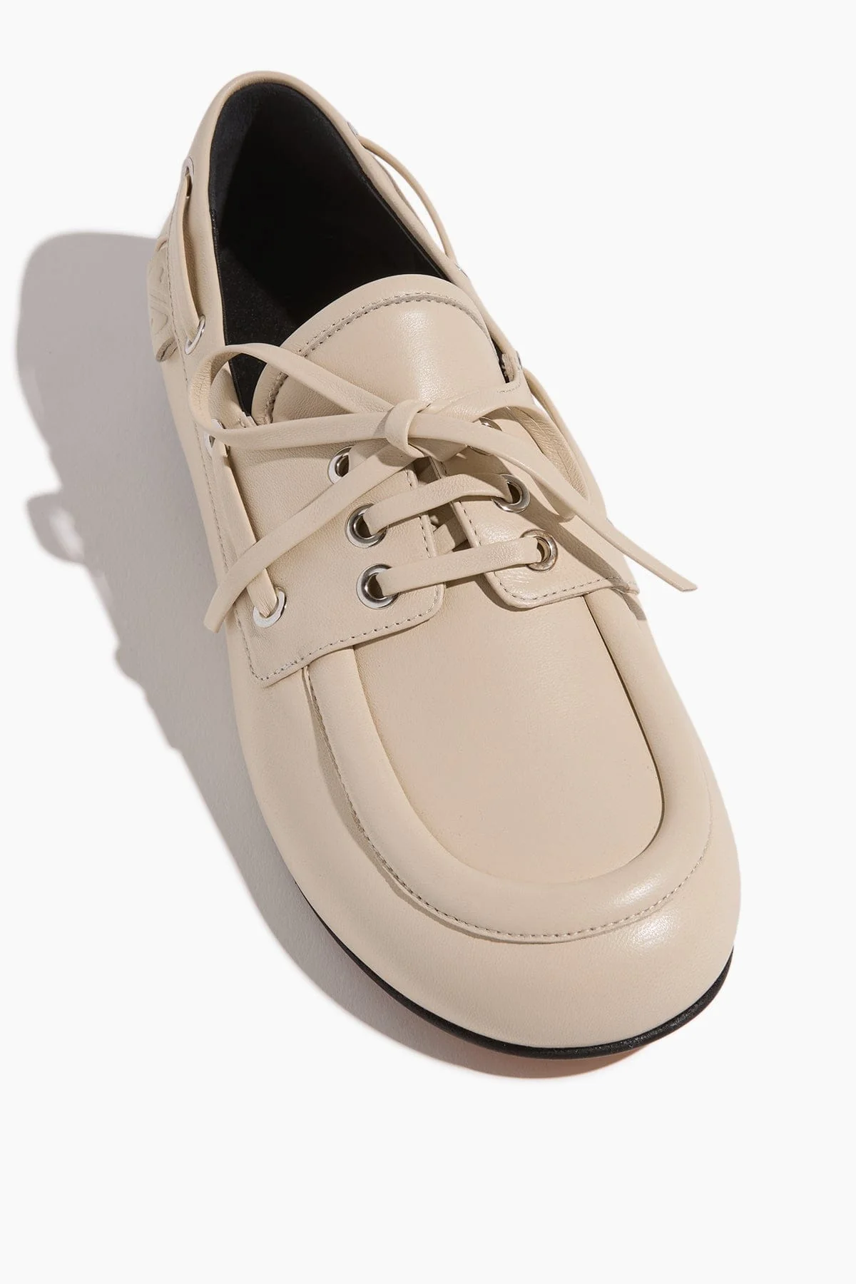 Deck Shoes in Ecru - Image 5