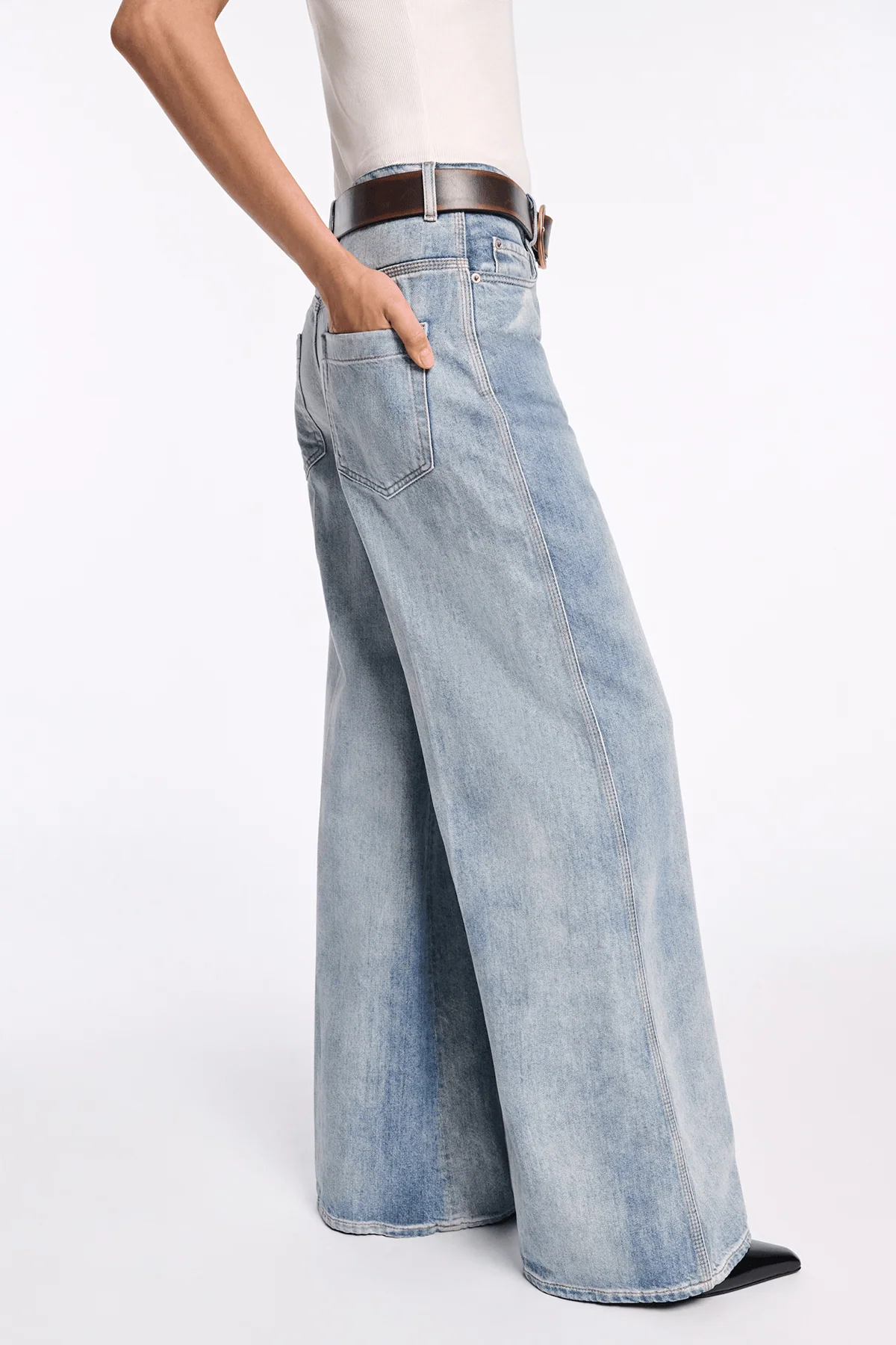 Denim Love Pants in Vintage Blue - Image 3