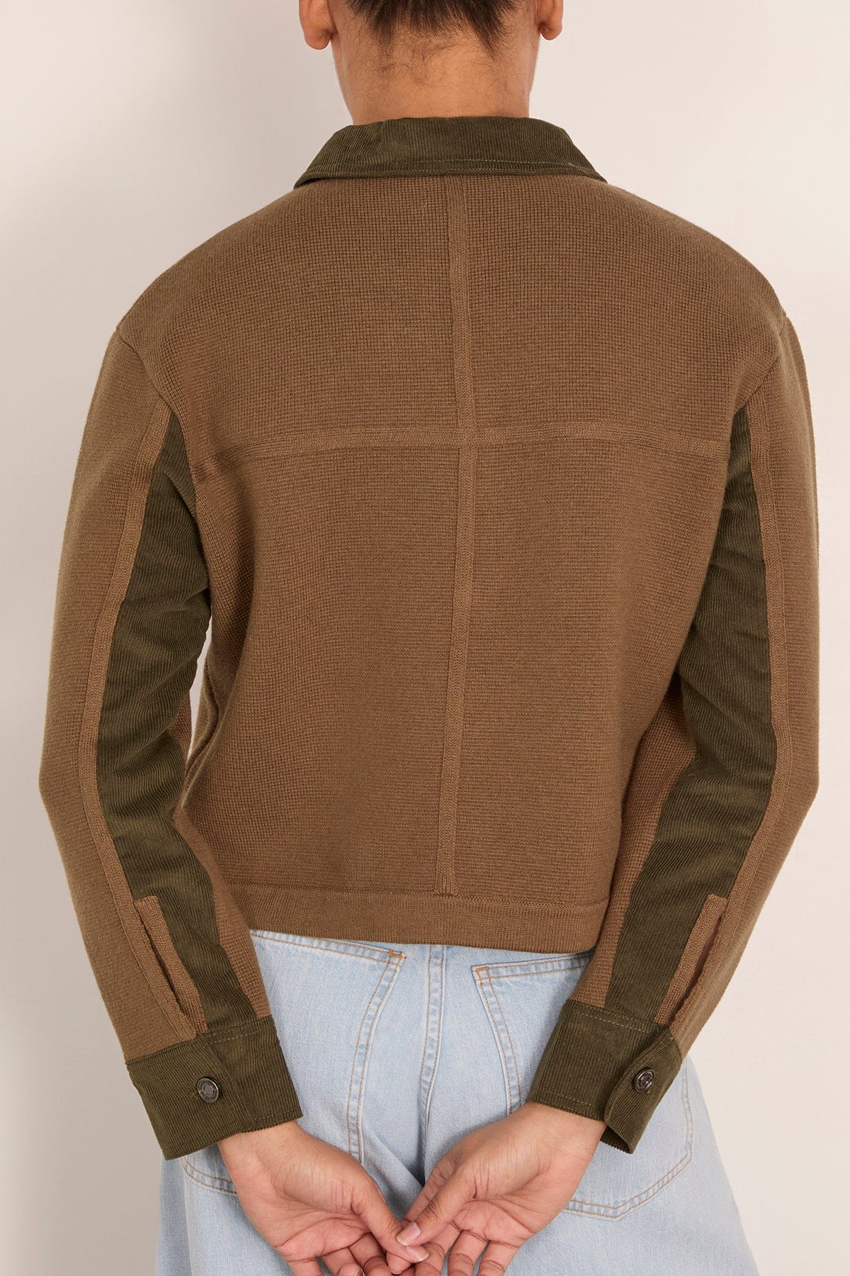 Denver Sweater in Kaki - Image 4