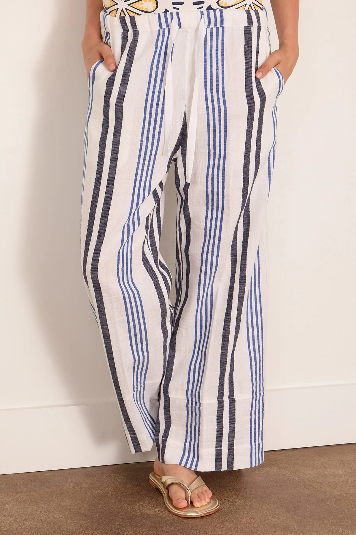 Desta Pants in Marina Blue - Image 3