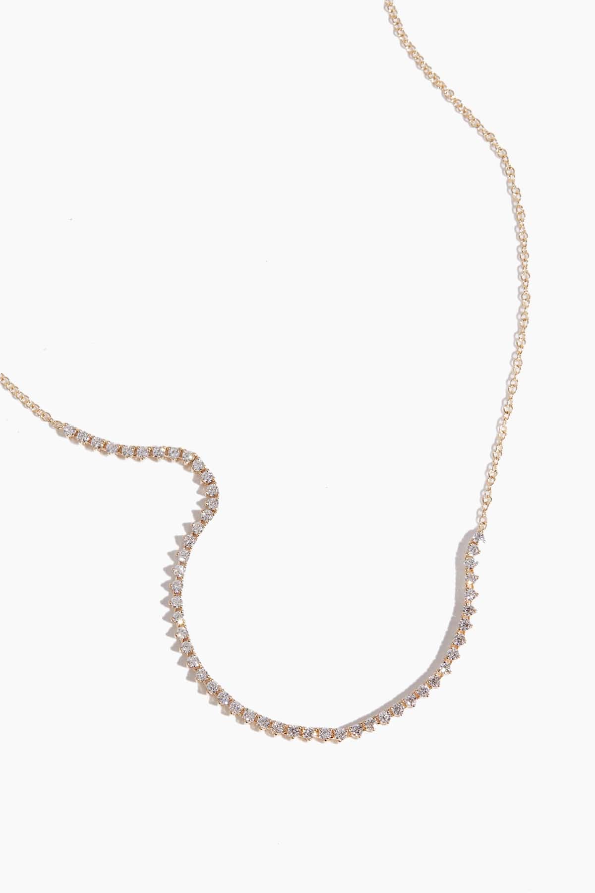 Diamond Necklace in 14k Yellow Gold