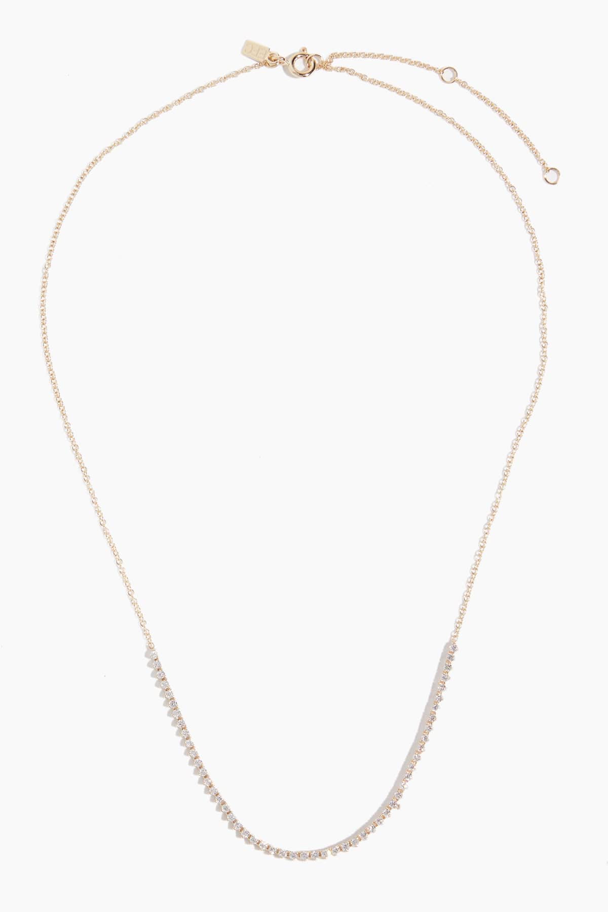 Diamond Necklace in 14k Yellow Gold - Image 3