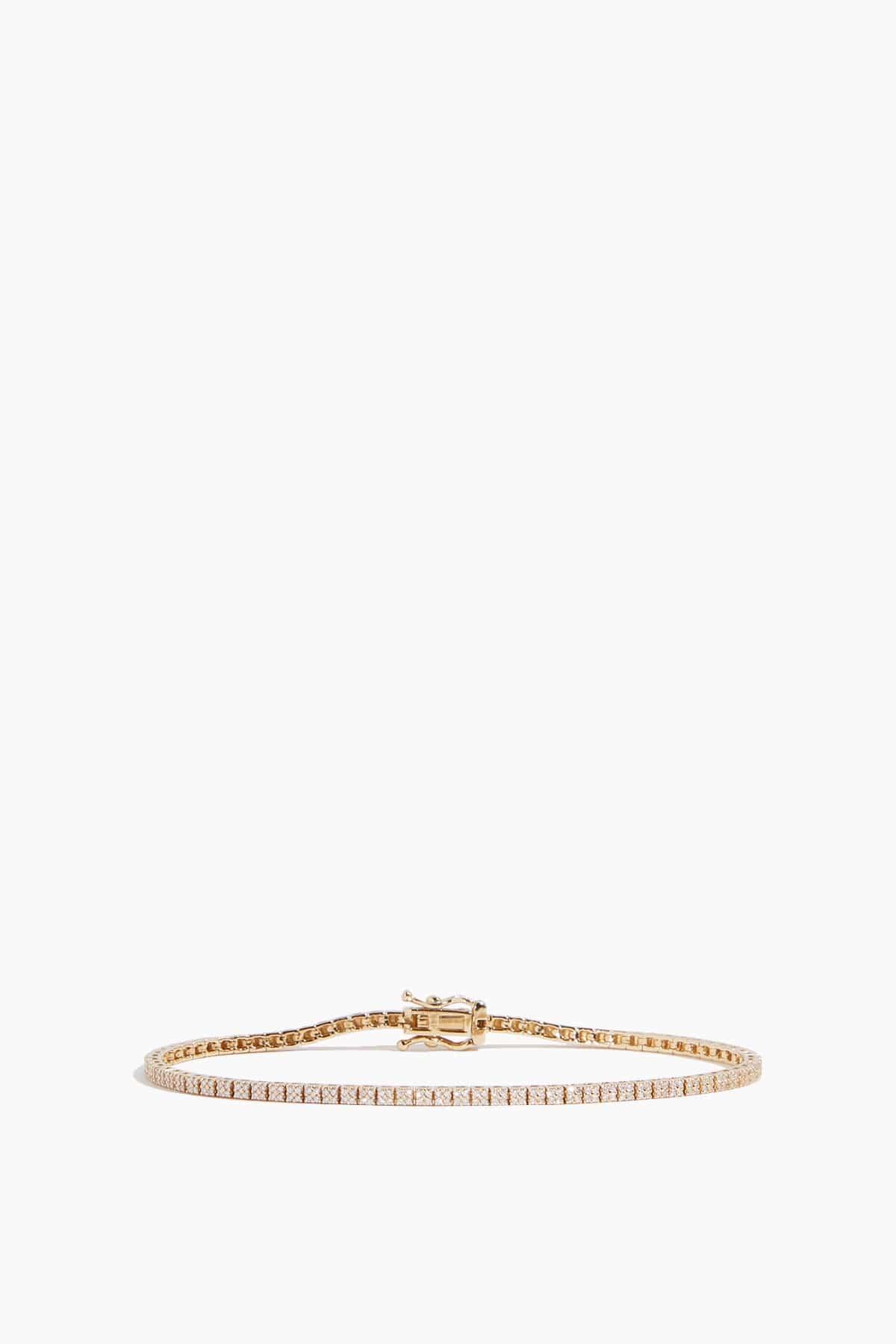 Diamond Tennis Bracelet in 14k Yellow Gold