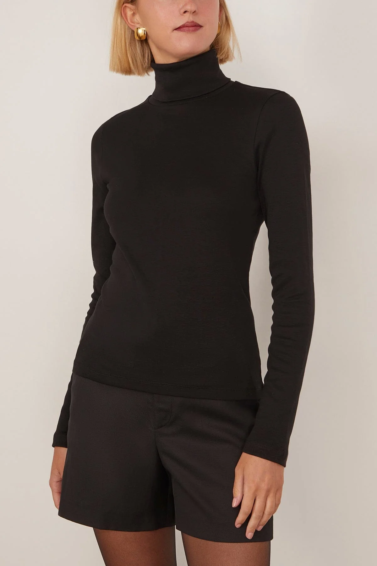 Dinah Turtleneck in Black - Image 3