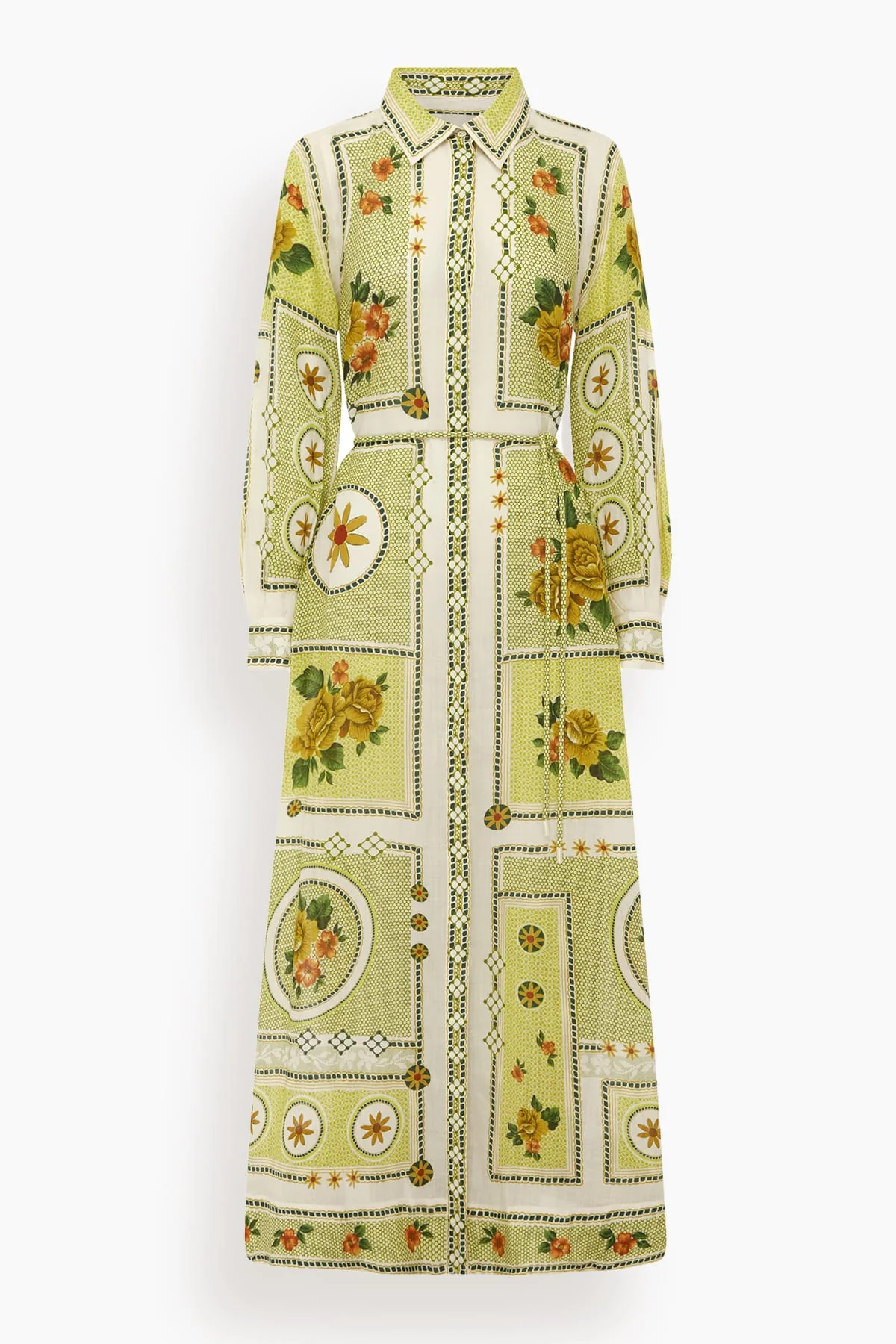 Dixie Shirtdress in Citrus