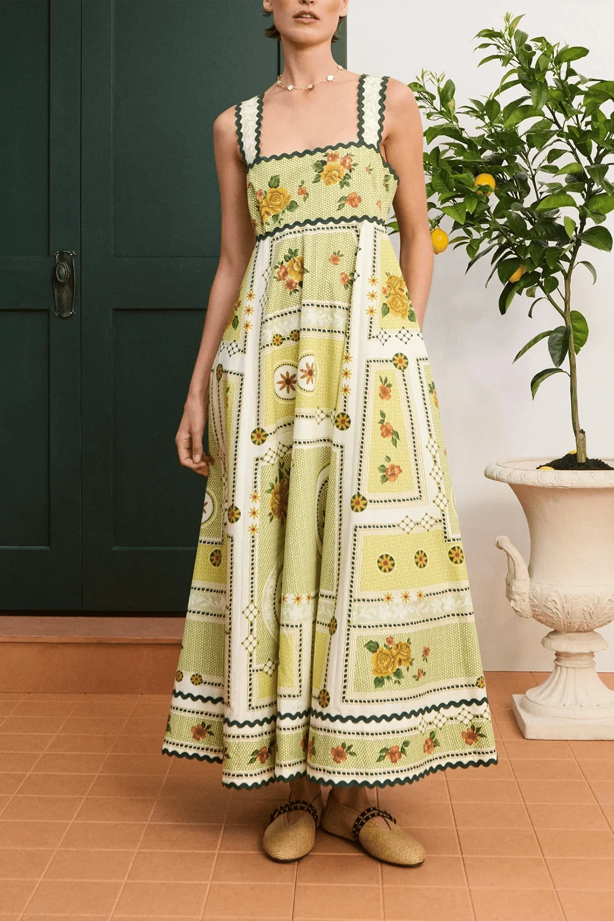 Dixie Summer Dress in Citrus - Image 2