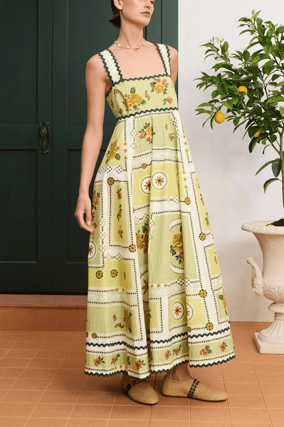 Dixie Summer Dress in Citrus - Image 3