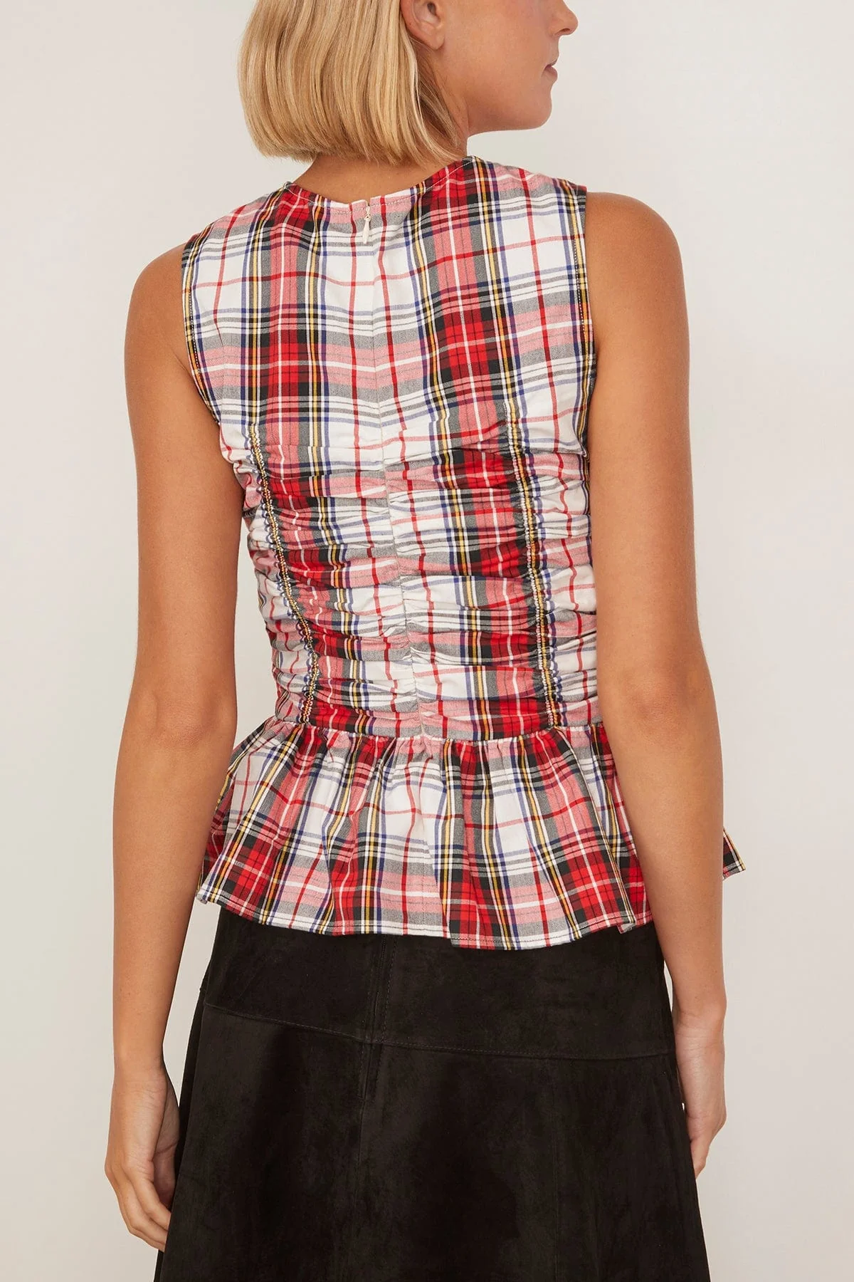 Doering Top in Carlyle Plaid - Image 4