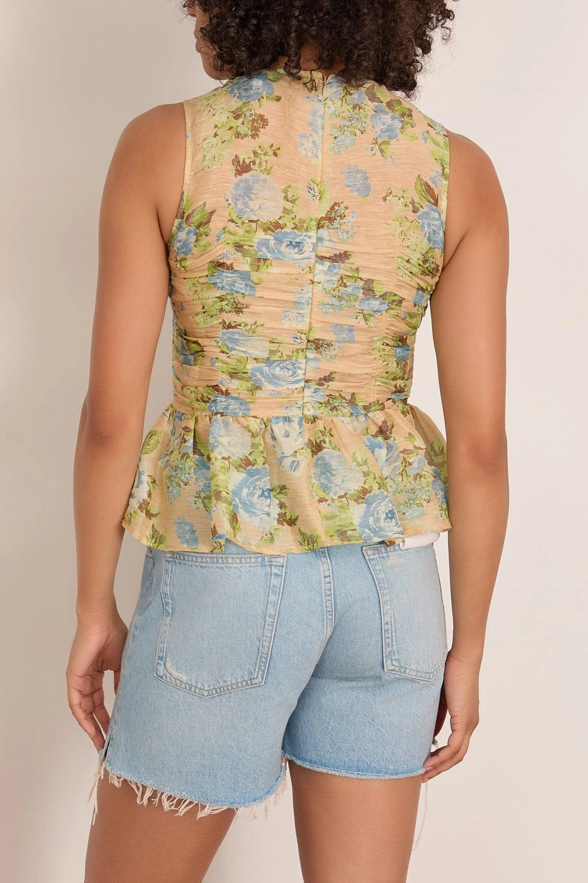 Doering Top in Garden Rose Peri - Image 4