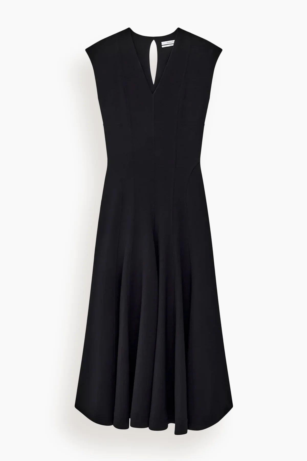 Double Face Cutout Dress in Black