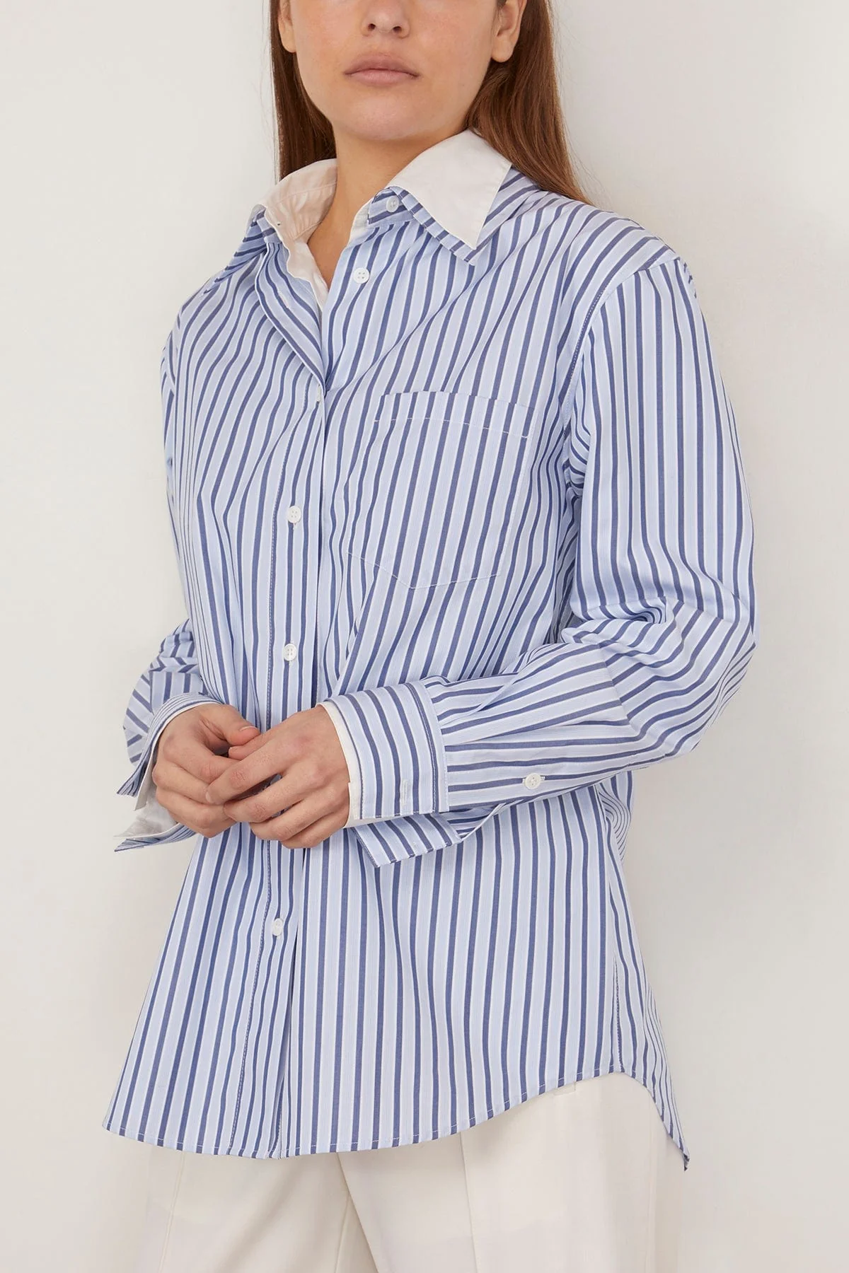 Double Shirt in Blue Stripe - Image 4