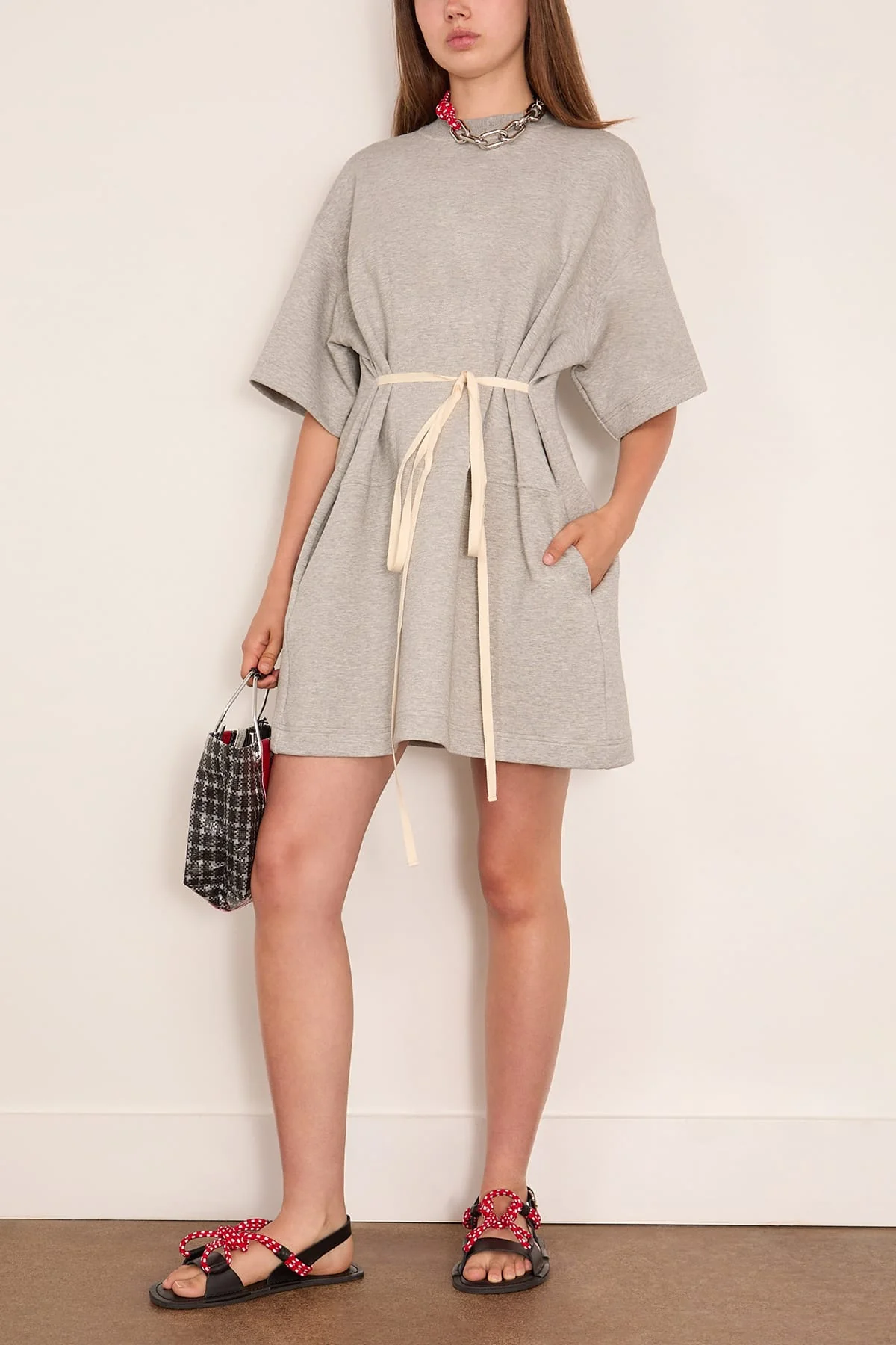 Dress in Granite Grey Melange - Image 2