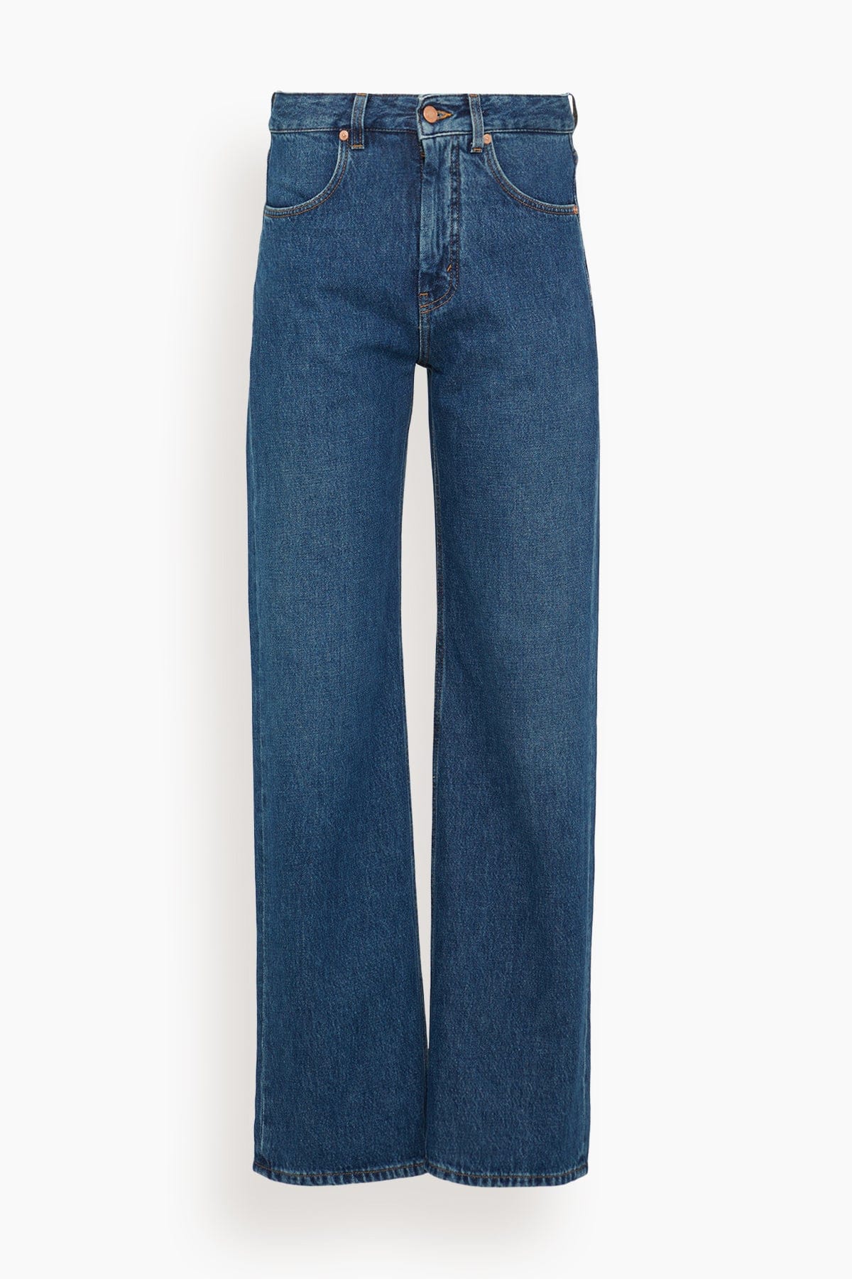 Ease Organic Cotton Denim Jean in Mid Blue
