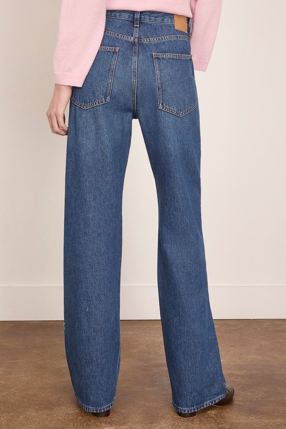 Ease Organic Cotton Denim Jean in Mid Blue - Image 4