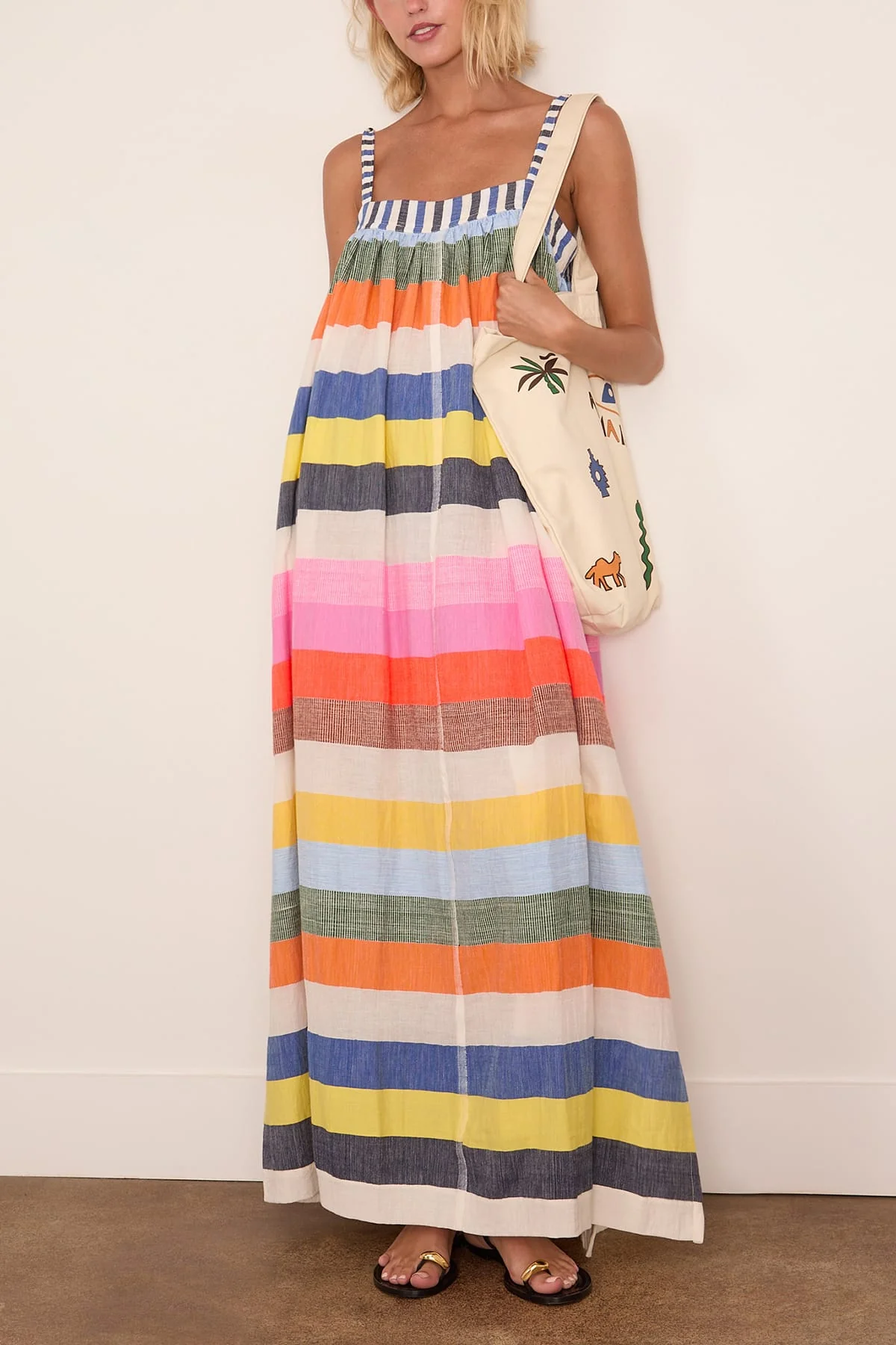 Eda Slip Dress in Pariti Fiesta - Image 2