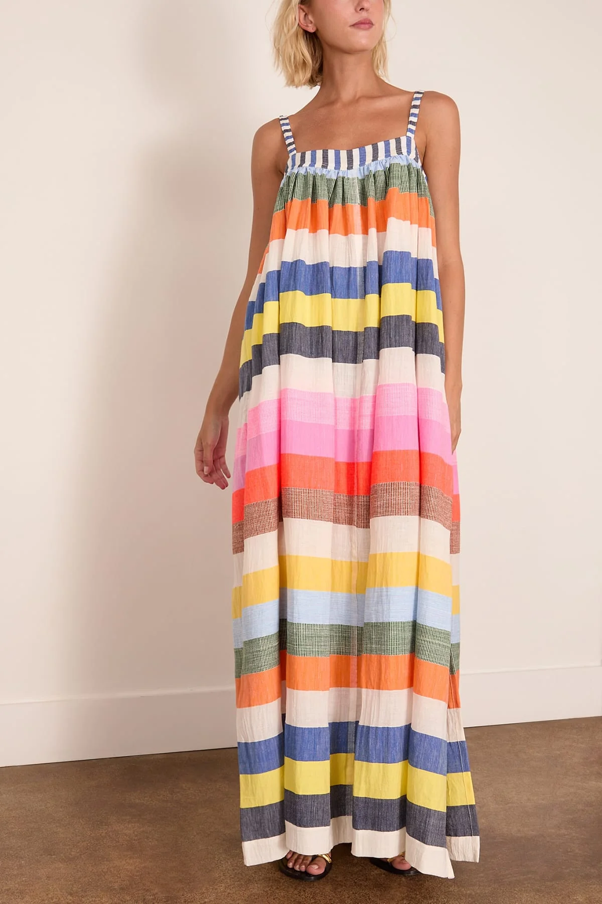 Eda Slip Dress in Pariti Fiesta - Image 3