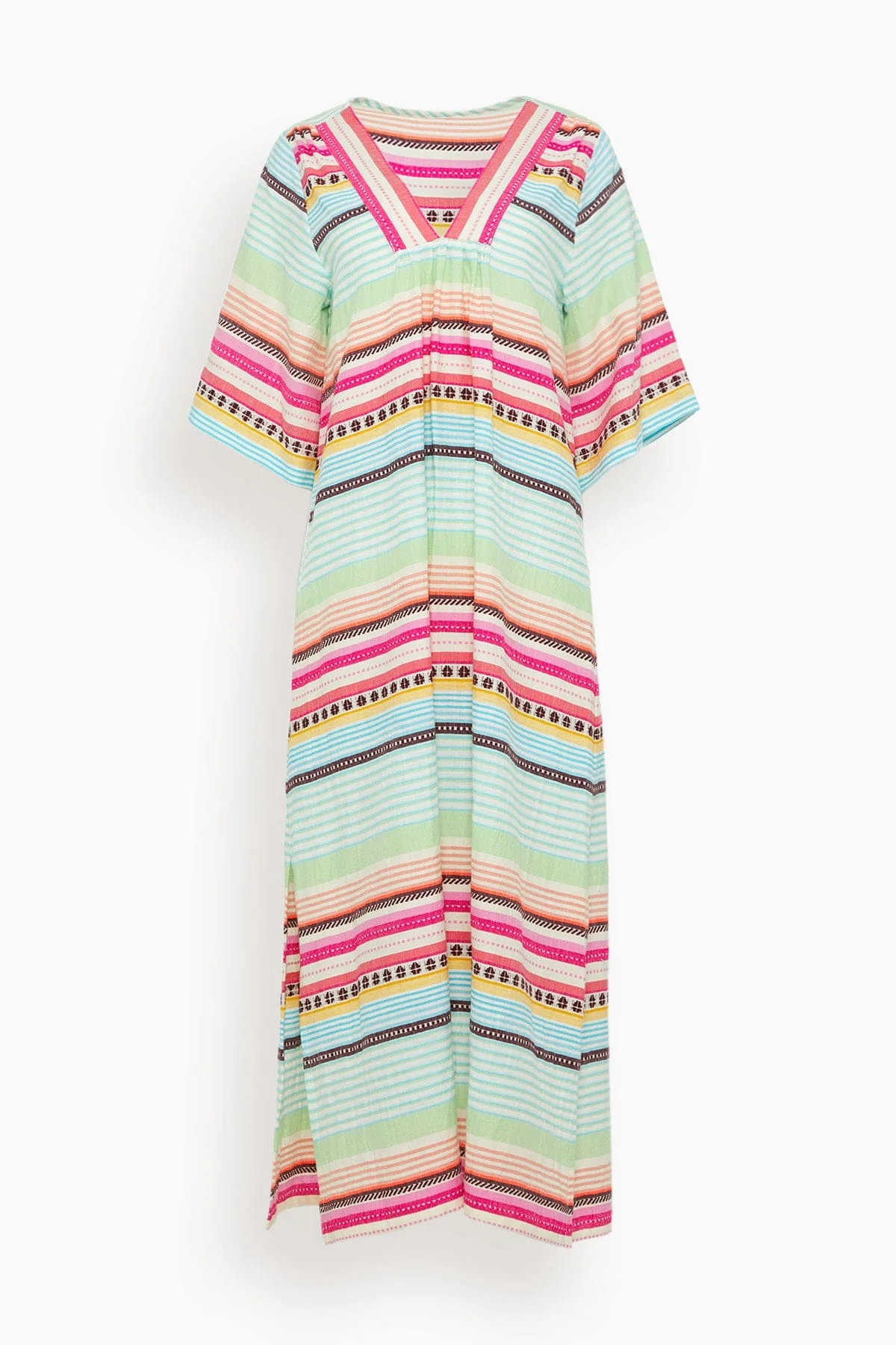 Edna V-Neck Dress in Beali Festival