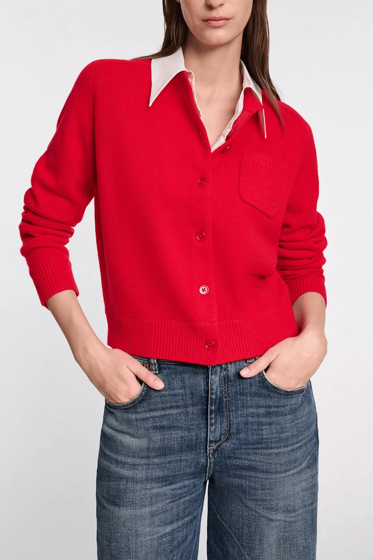 Elegant Statements Cardigan in Lollipop - Image 3