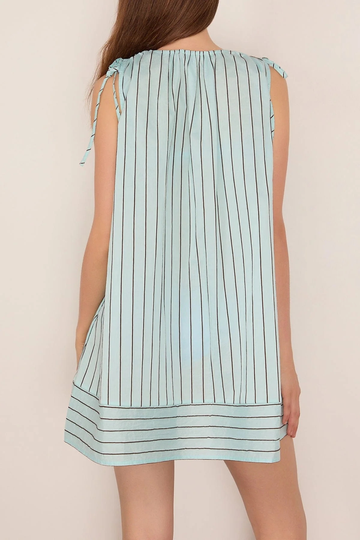 Elena Dress in Pool Stripe - Image 4