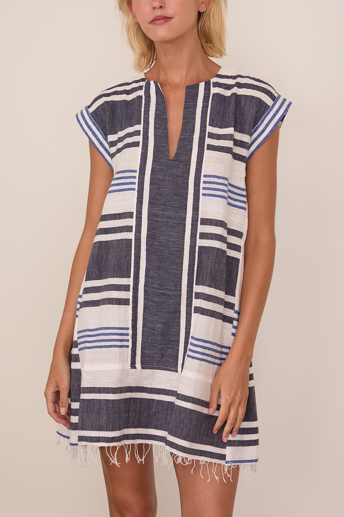 Elina Caftan in Marina Blue - Image 3