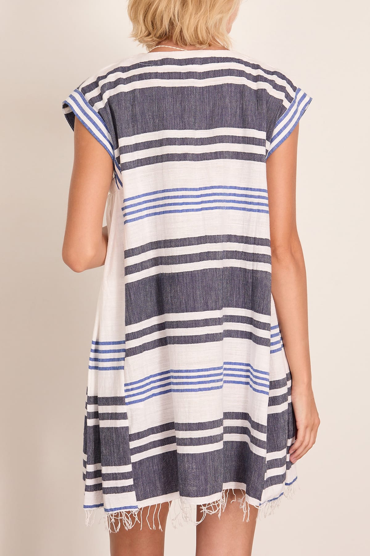 Elina Caftan in Marina Blue - Image 4