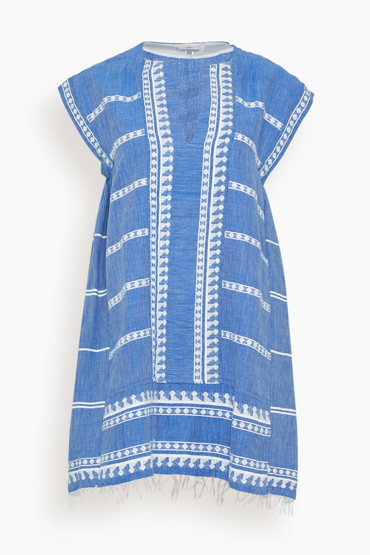 Elina Caftan in Tebibi Blue