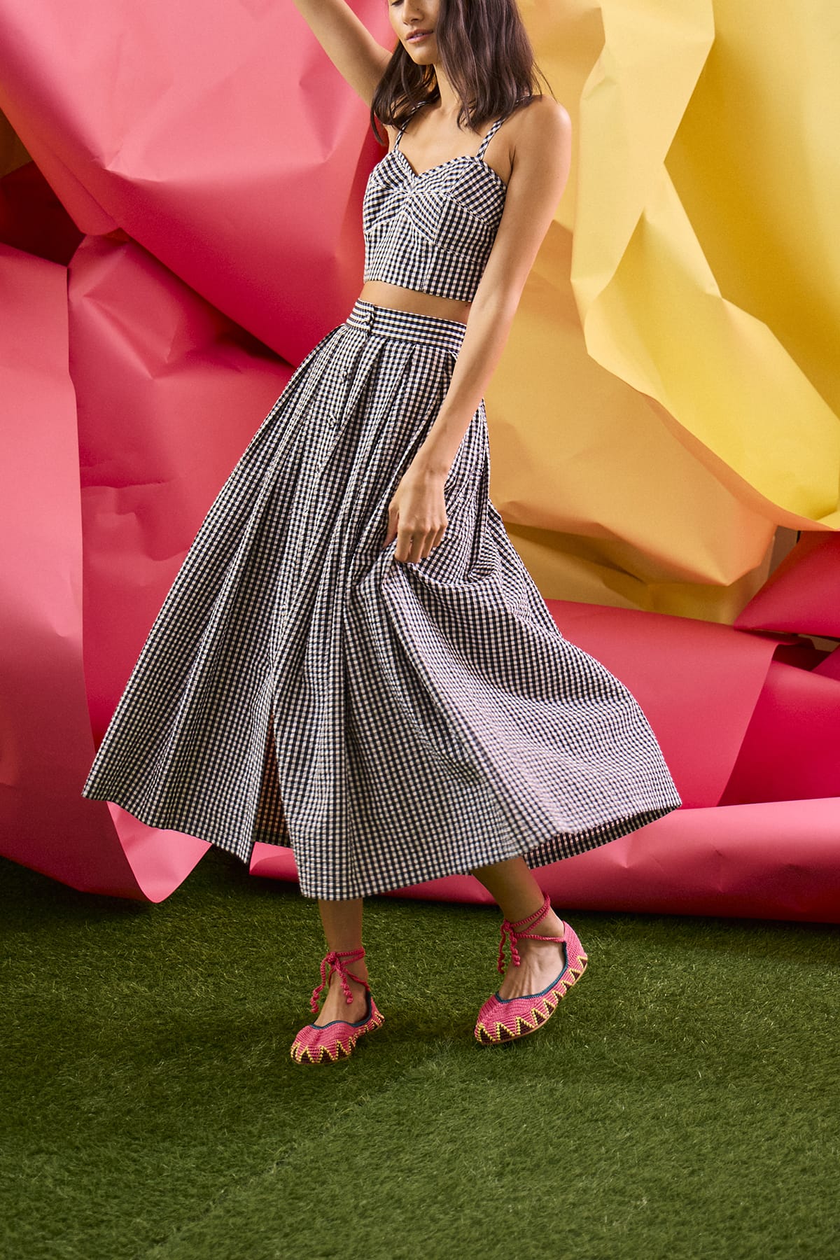 Eva Skirt in Black/White - Image 2
