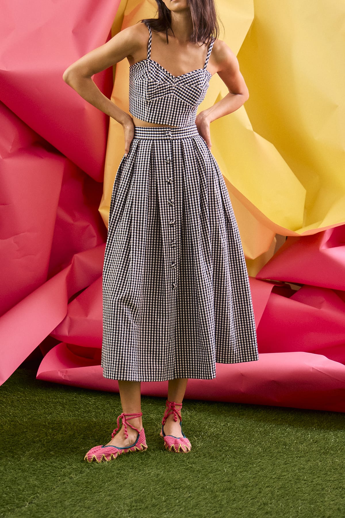 Eva Skirt in Black/White - Image 3