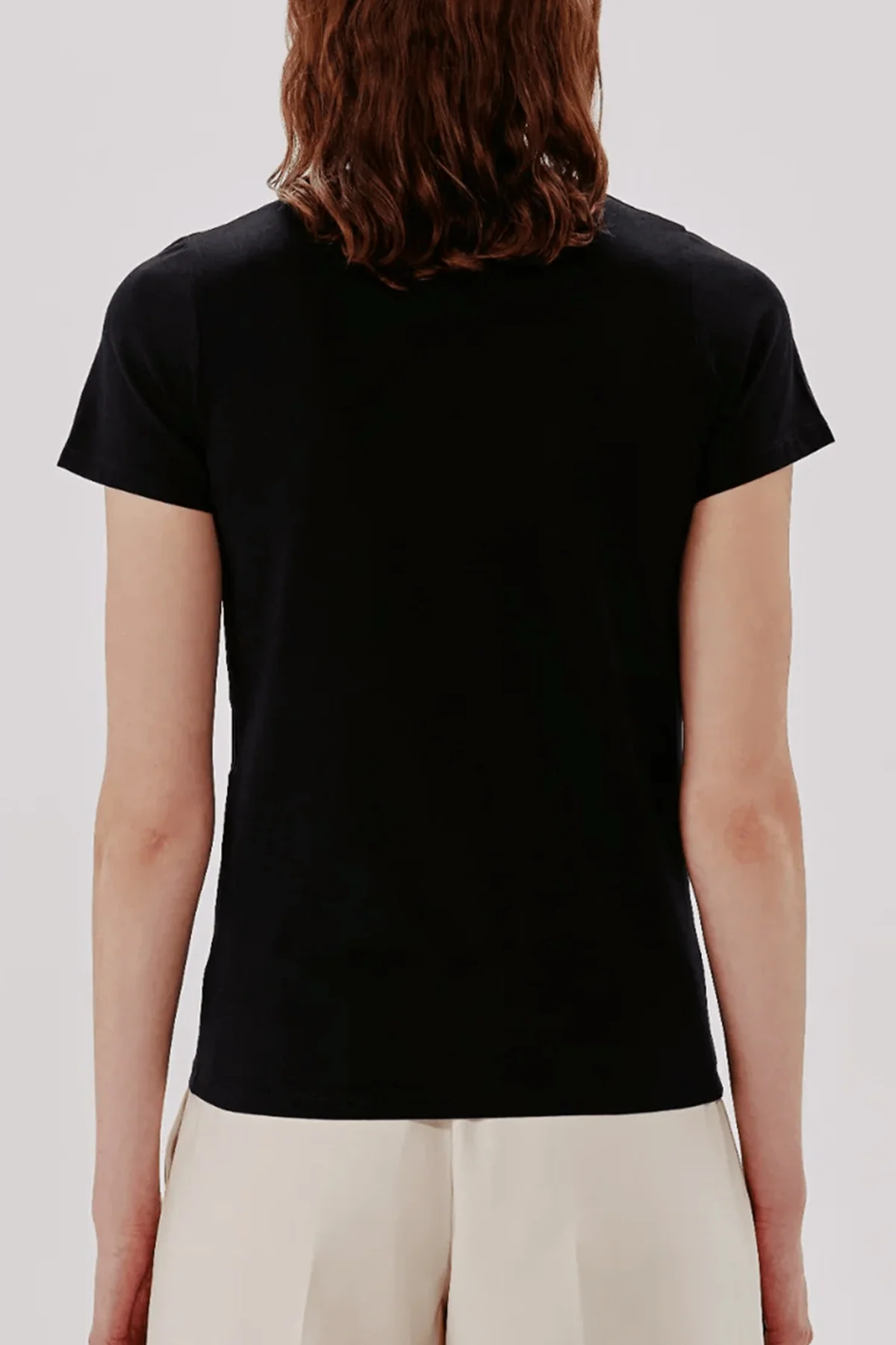 Fitted Tee in Black - Image 4